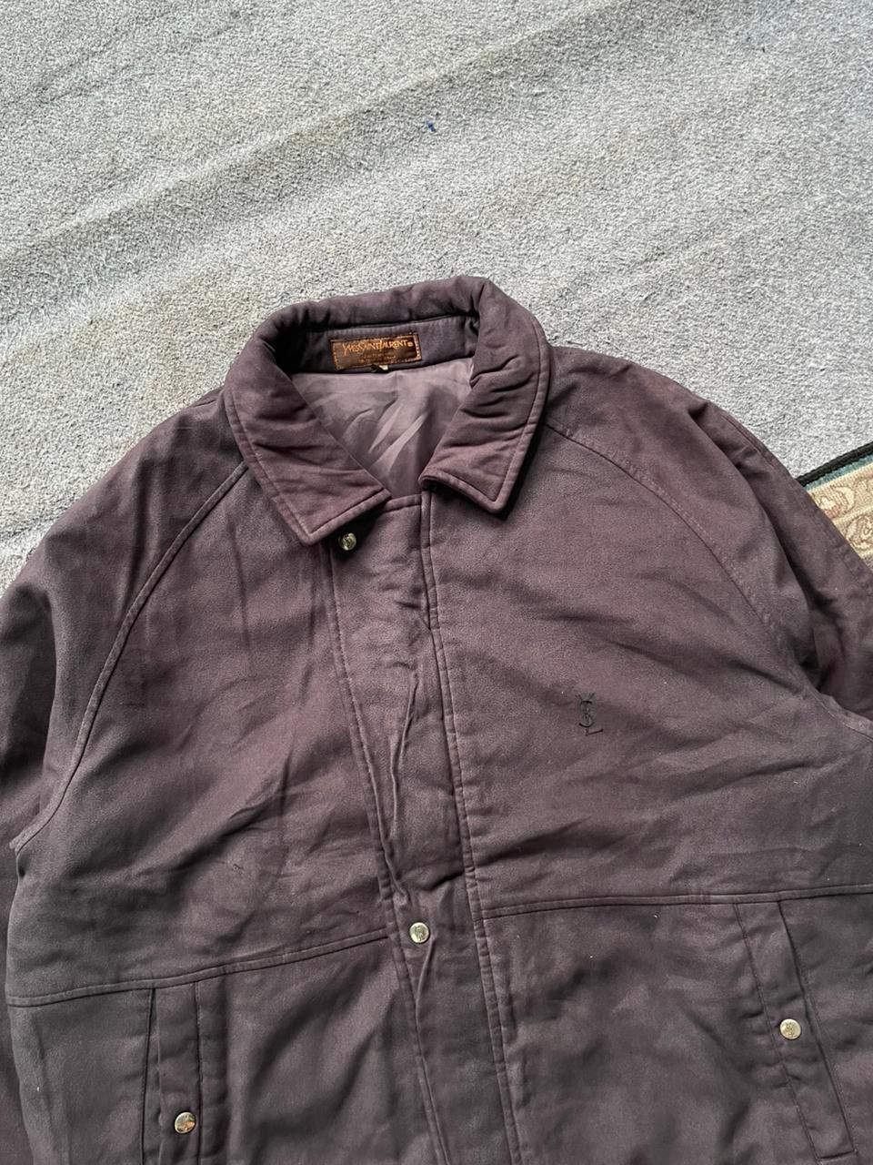 Yves Saint Laurent 💥SUEDE MATERIAL💥 Vintage Yves Saint Laurent YSL Jacket Size US L / EU 52-54 / 3 - 3 Thumbnail