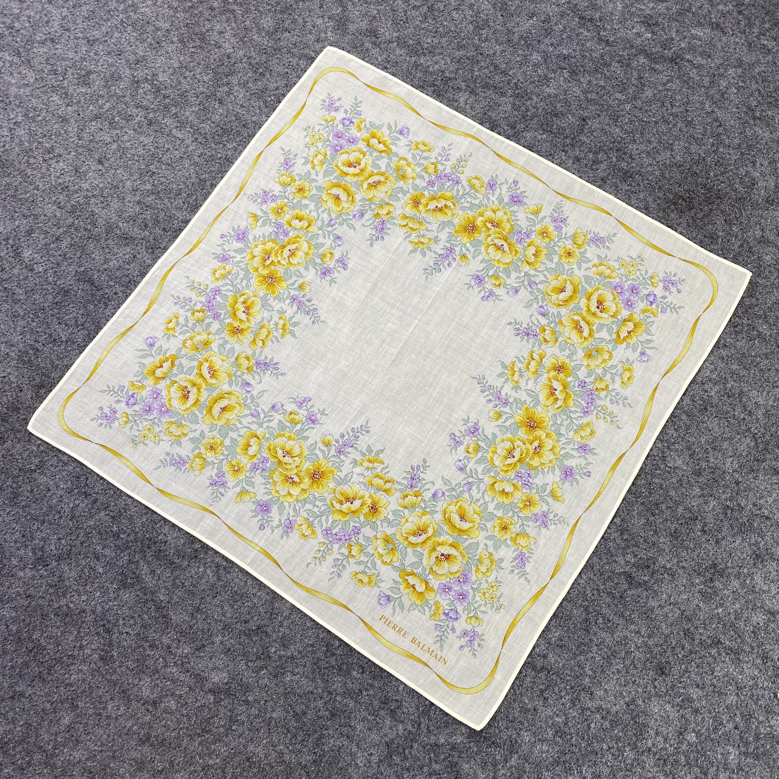 Pierre Balmain Pierre Balmain Handkerchief / Bandana / Neckerchief -B929 Size ONE SIZE - 4 Thumbnail