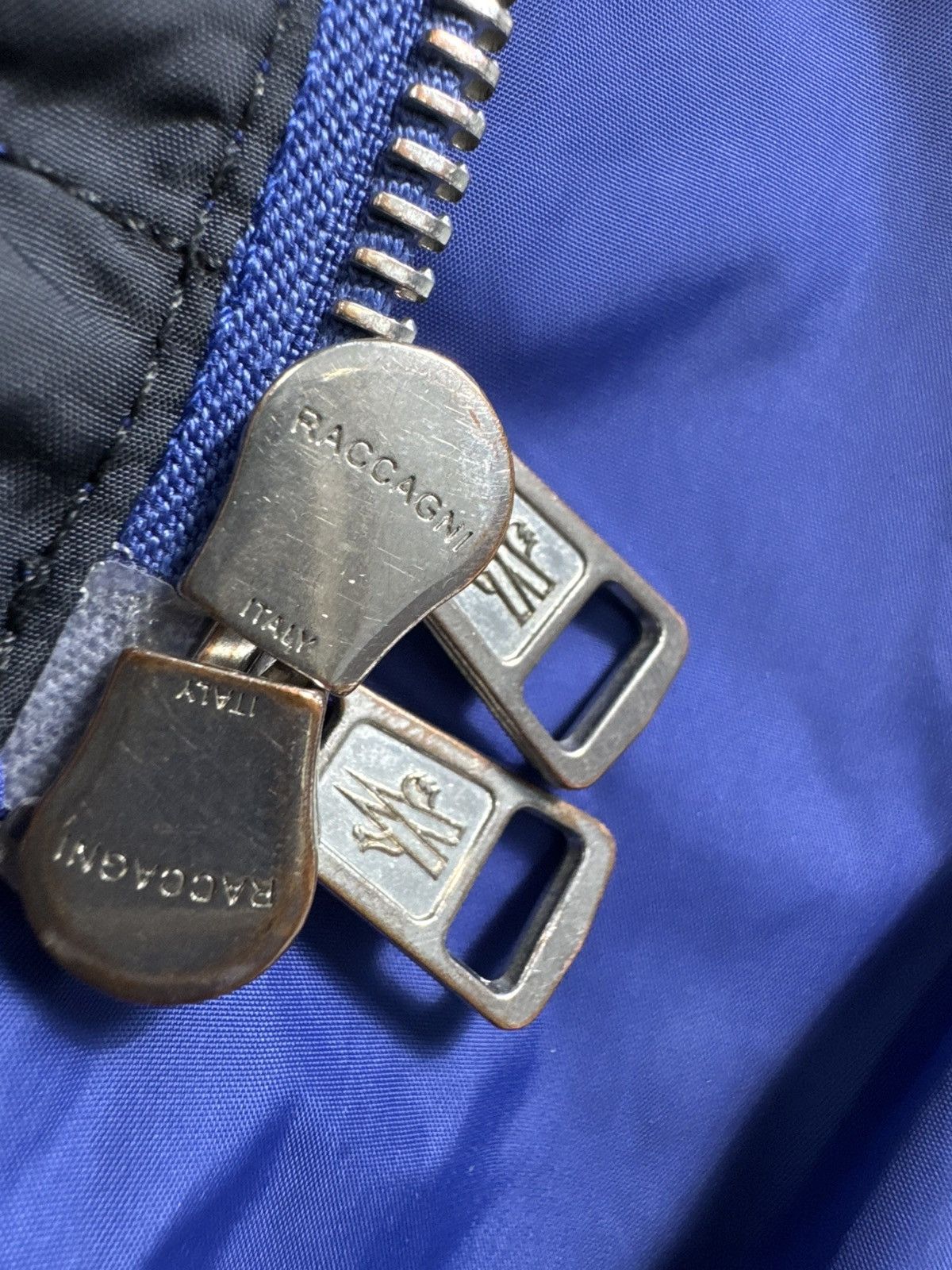 Moncler Moncler Renoir Giubbotto Luxury Nylon Jacket Size 2 Blue Size US M / EU 48-50 / 2 - 9 Thumbnail