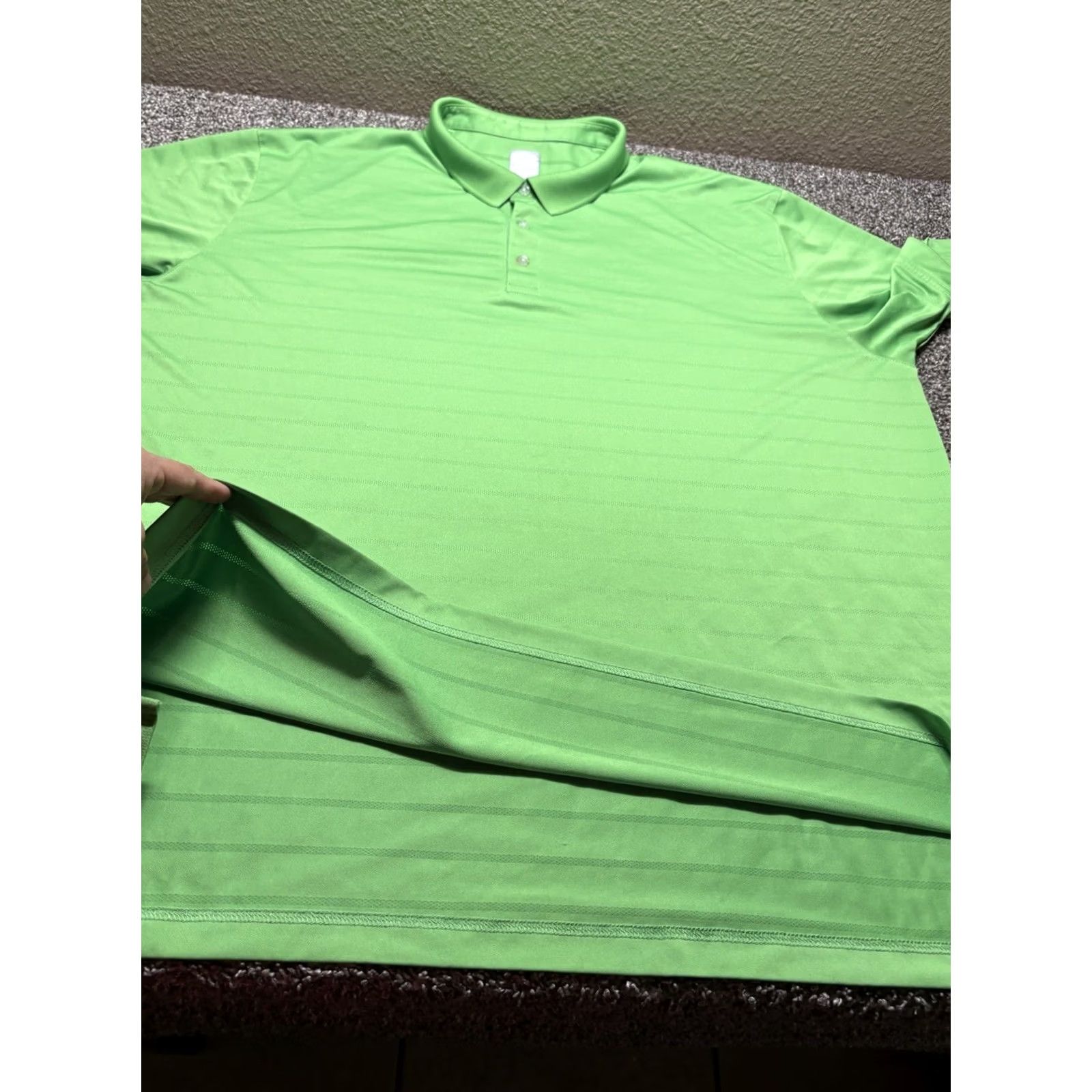 Callaway Callaway Opti Dri Polo Shirt Mens 4XL Bright Green Shirt Short Sleeve Button Collar Embroidered Golf Breathable fade Size US XXL / EU 58 / 5 - 7 Thumbnail