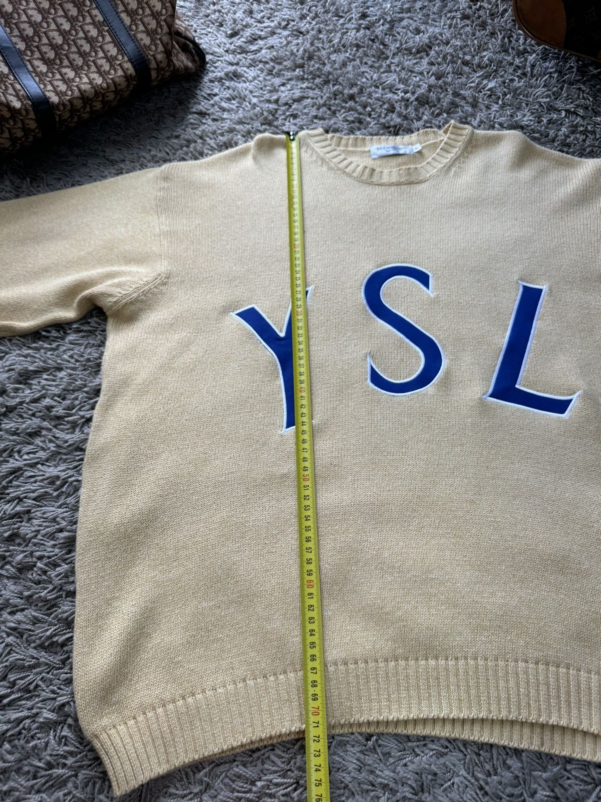 Vintage × Yves Saint Laurent Vintage sweater Yves Saint Laurent 90s original luxury item Size US XXL / EU 58 / 5 - 5 Thumbnail