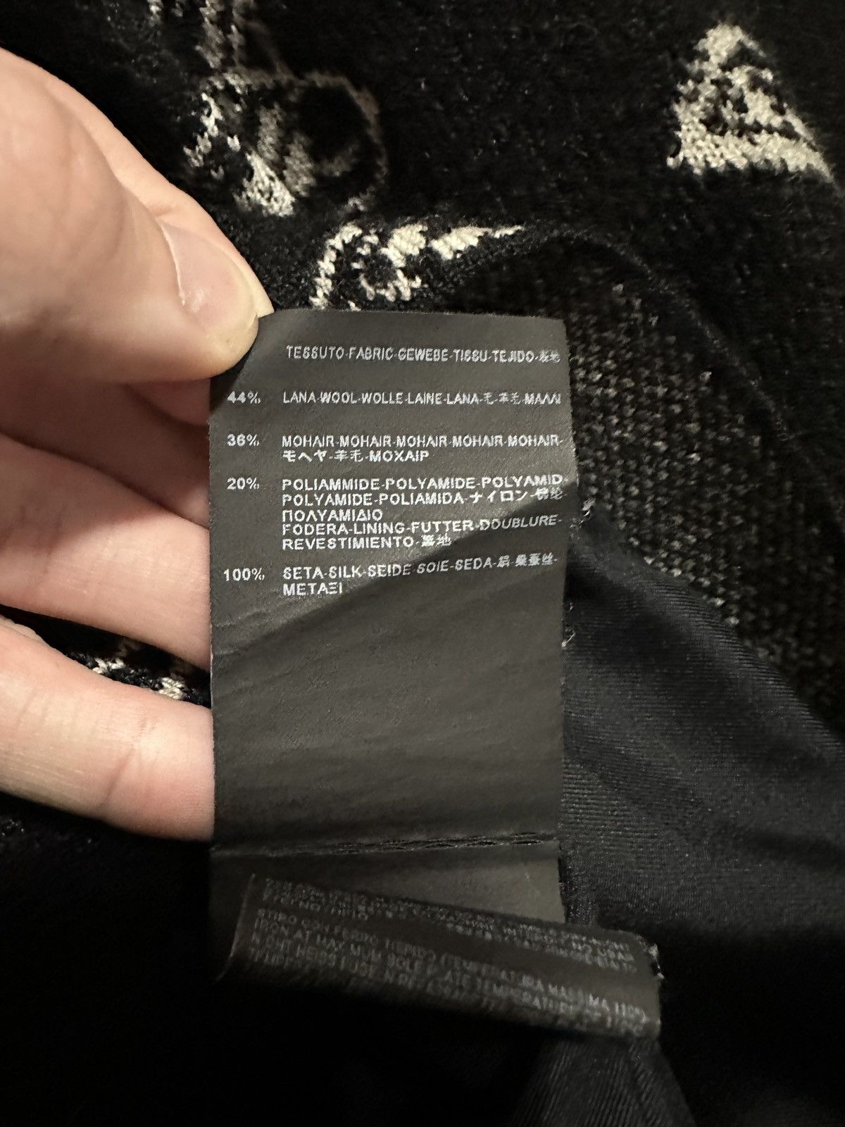 Saint Laurent Paris Mohair Wool Revolver Gun Pop Cardigan Size US XS / EU 42 / 0 - 9 Thumbnail