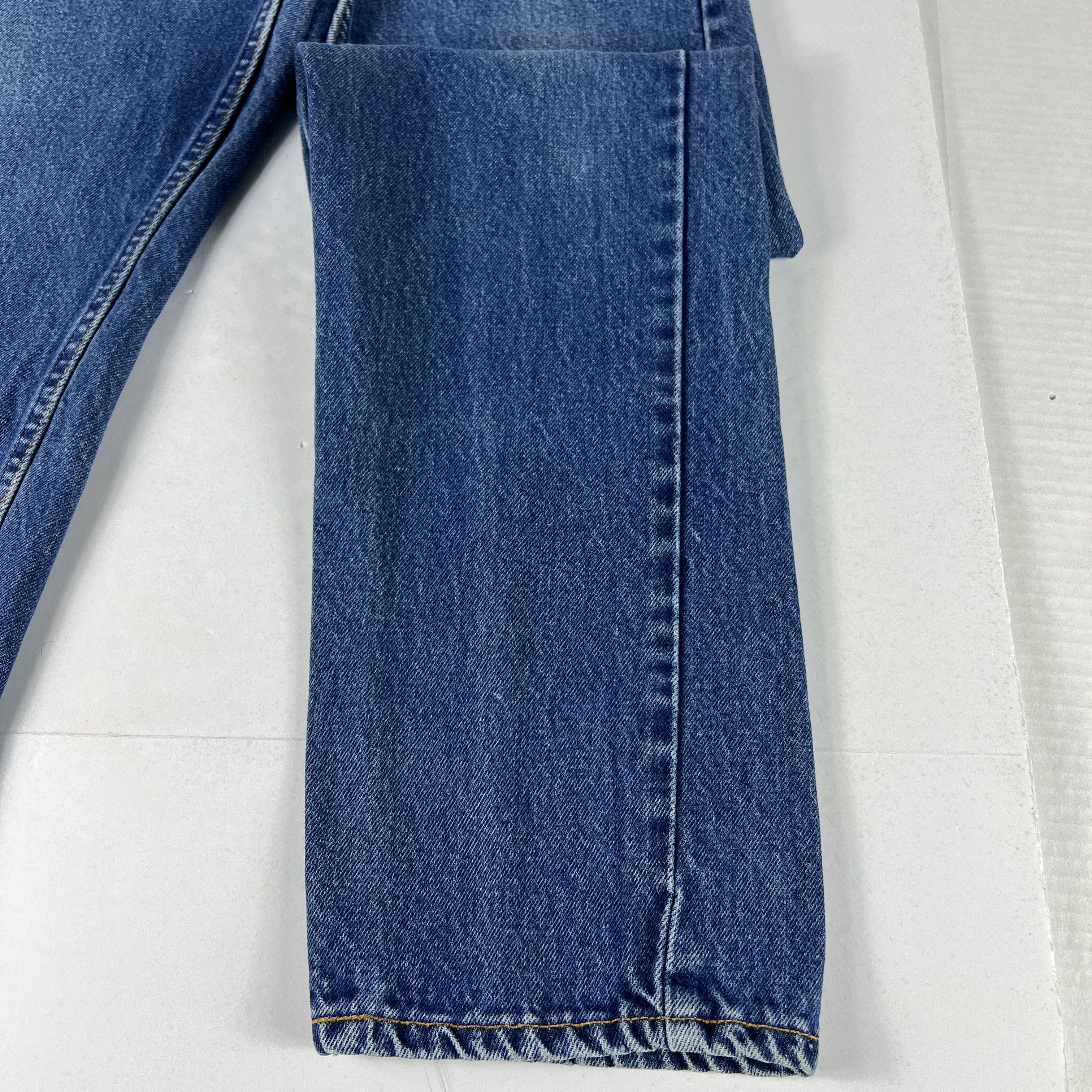 Levi's × Vintage VTG 80s Levi's Jeans 505 Straight Blue Faded Cotton Denim Size US 32 / EU 48 - 6 Thumbnail