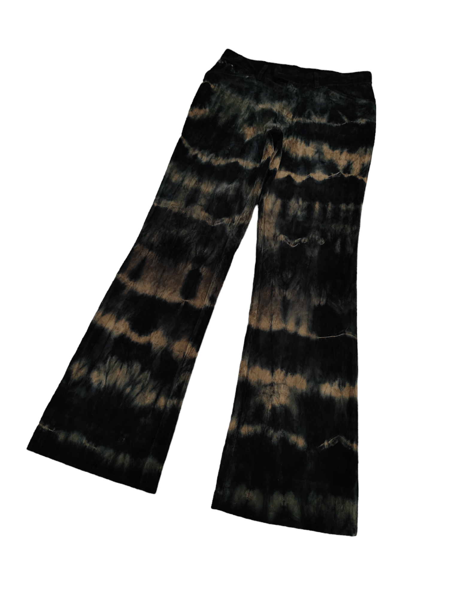 5351 POUR LES HOMMES Flare Pants 5351 Pour Les Homme Tie Dye Bootcut Y2k Size US 31 - 2 Thumbnail