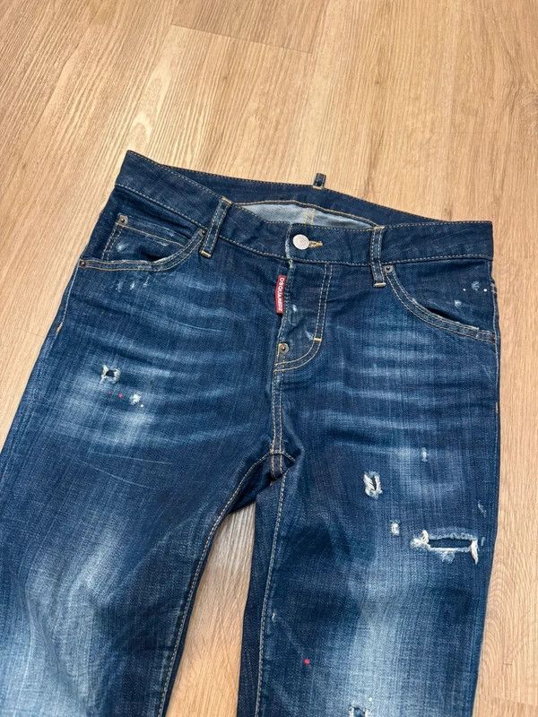 Dsquared2 Dsquared2 Cool Girl Cropped Jean Jeans Navy Denim Pants 38 Size 26" / US 2 / IT 38 - 3 Thumbnail