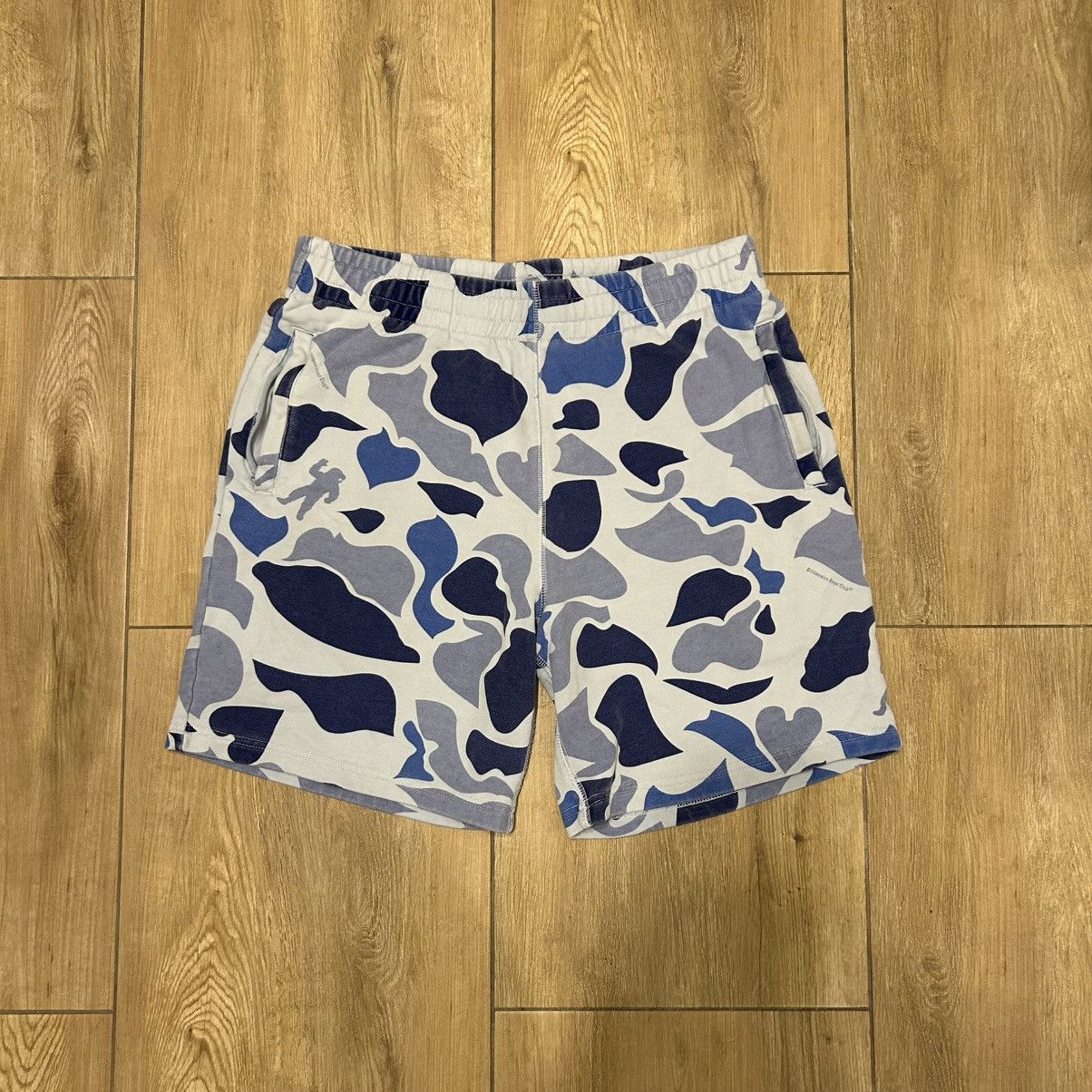 Billionaire Boys Club Vintage Billionaire Boys Club Blue Camo Shorts Size US 32 / EU 48 - 2 Thumbnail