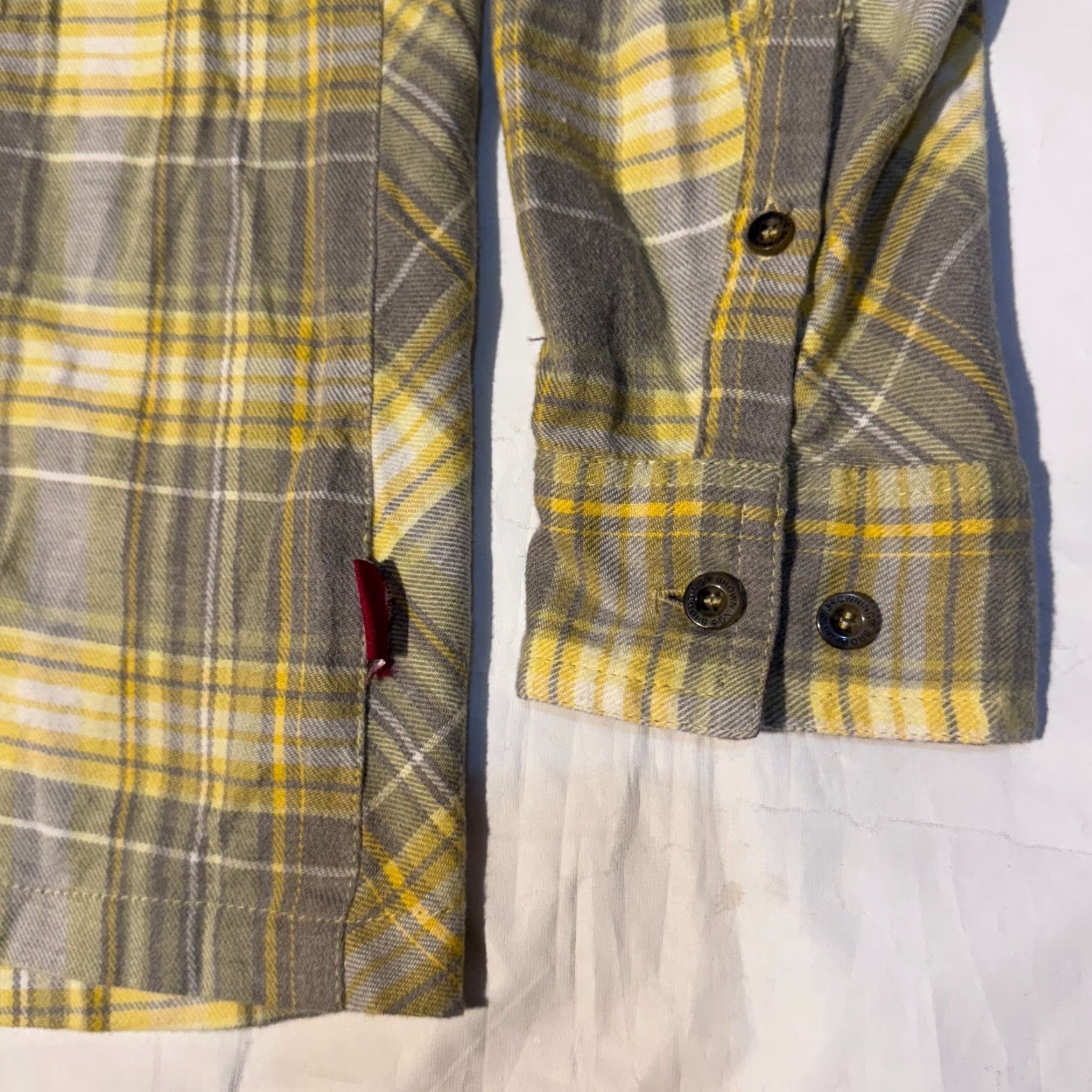 Vintage Browning Shirt Button-Up Outdoor Plaid Flannel Yellow S Mens Cotton Logo Embroidered Vintage: No Size US S / EU 44-46 / 1 - 5 Thumbnail