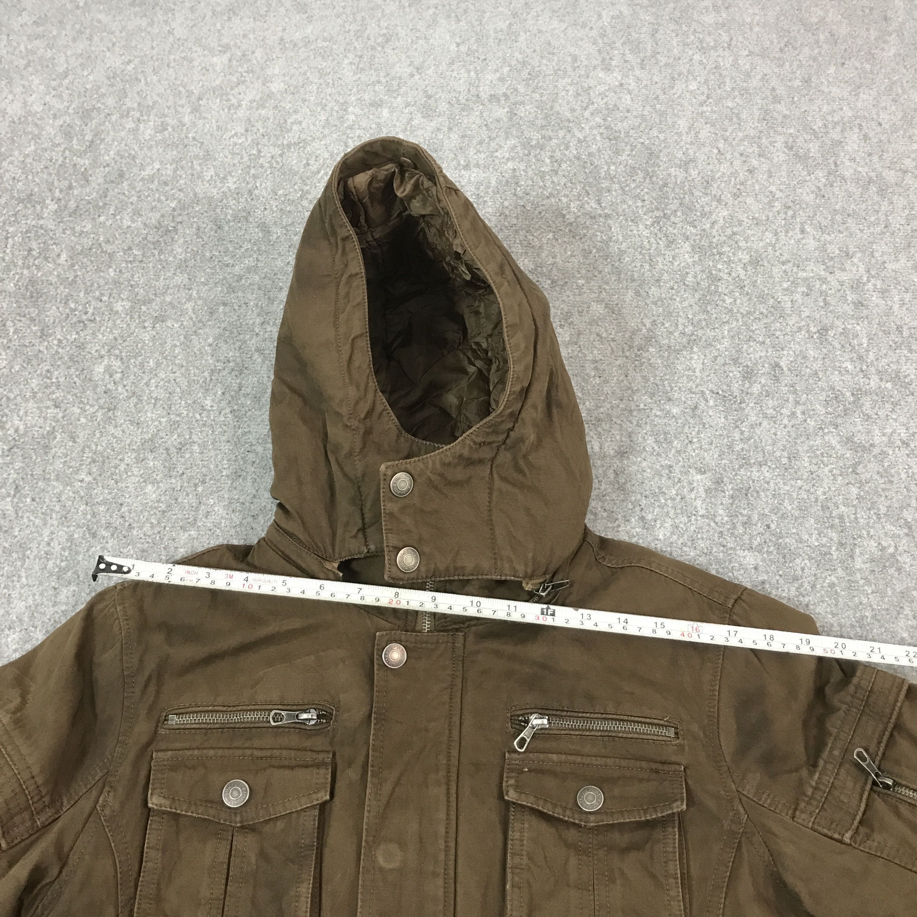 In The Attic × Tornado Mart IN THE ATTIC JAPAN BROWN QUILTED JACKET Size US L / EU 52-54 / 3 - 9 Thumbnail
