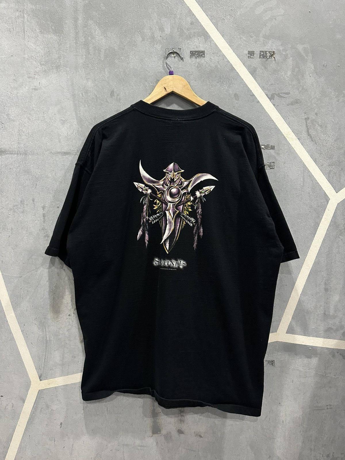 Vintage World of Warcraft 2002 Sentinels Promo Tshirt Size US XXL / EU 58 / 5 - 6 Thumbnail