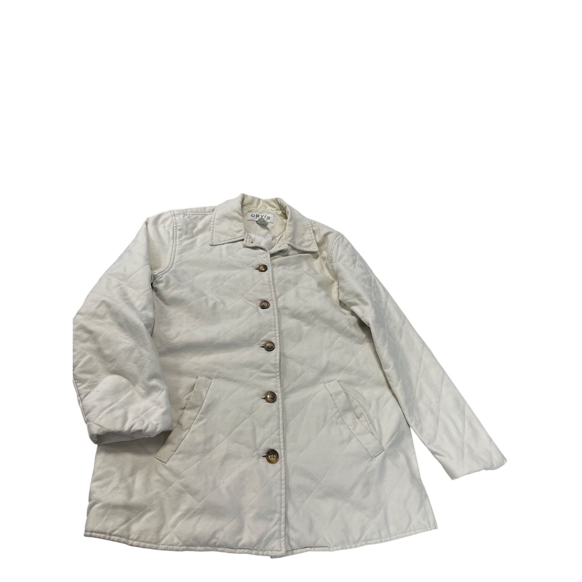 Orvis Orvis Womans Beige Quilted Lightweight Jacket size M SKU 926 Size M / US 6-8 / IT 42-44 - 1 Thumbnail