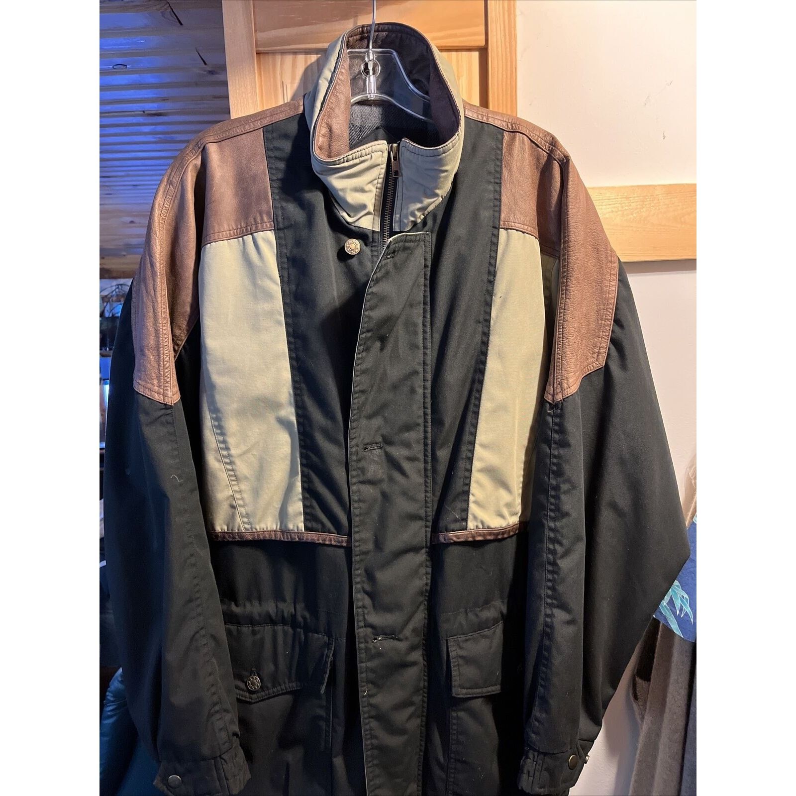 Roper Roper Range Gear Men's Size Large Black Flannel Lined Coat Size US L / EU 52-54 / 3 - 2 Thumbnail