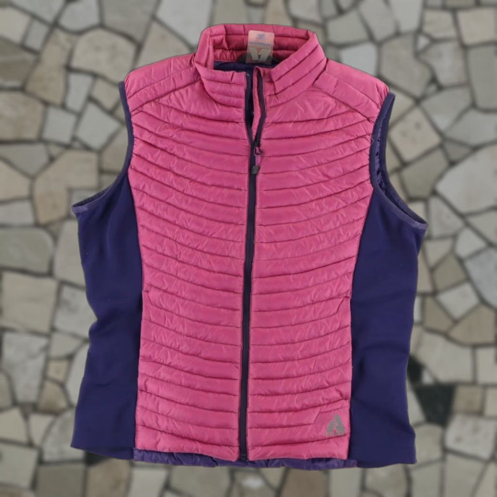 Eddie Bauer Eddie Bauer EB800 First Ascent Vest Colorblock Mock Jacket Pink Women's L Shirt Jacket Size L / US 10 / IT 46 - 1 Thumbnail
