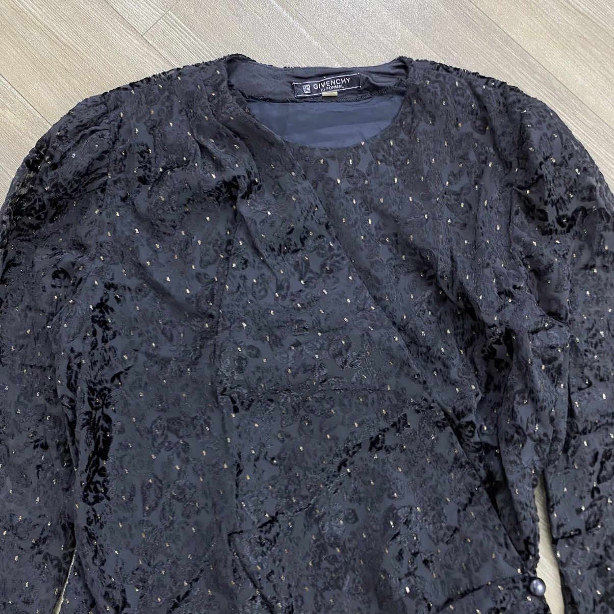 1990s Vintage Givenchy Hi Formal Brocade Womens Blazer