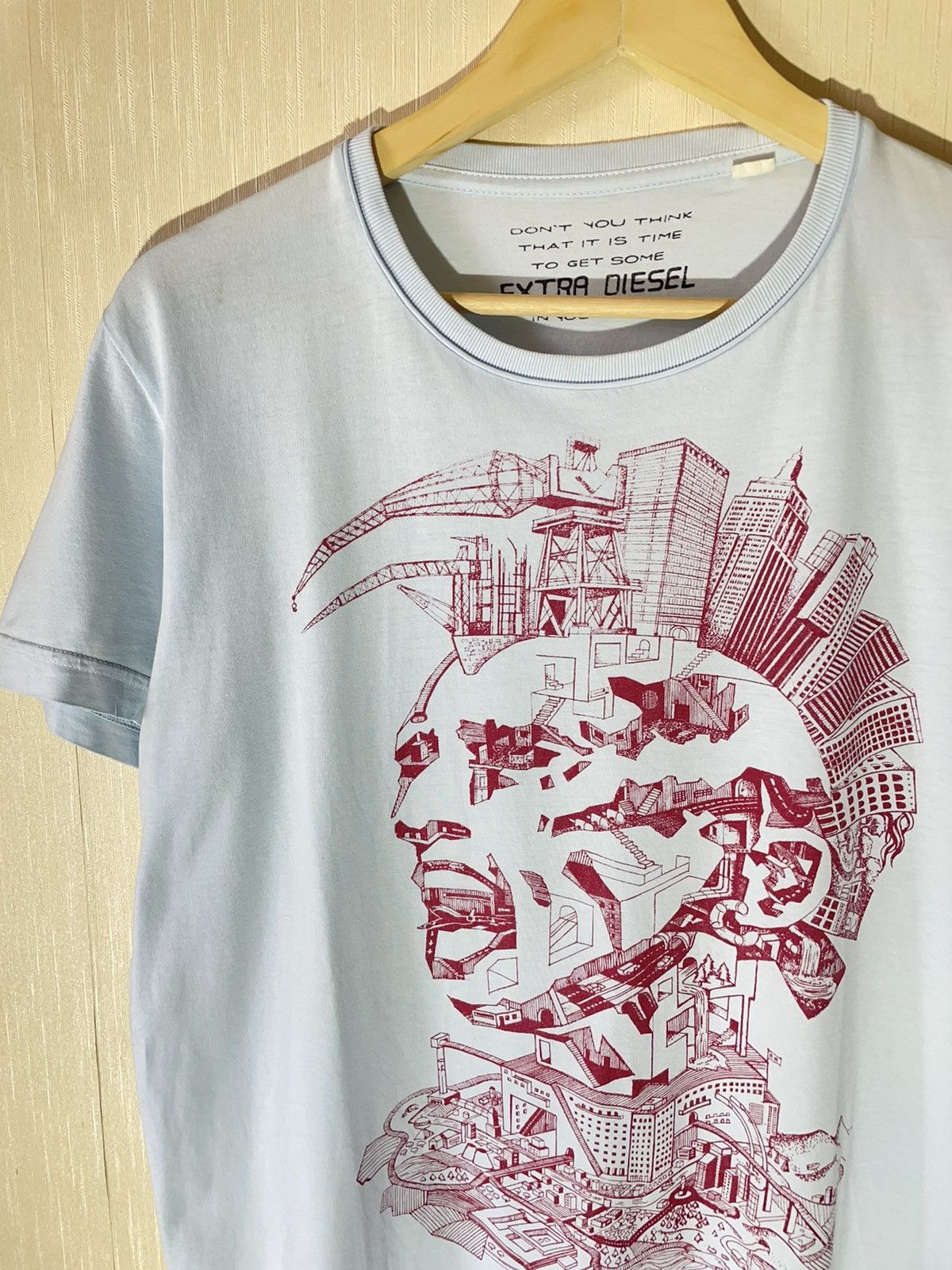 Diesel × Japanese Brand × Vintage Diesel vintage streetwear T shirt Size US L / EU 52-54 / 3 - 3 Thumbnail