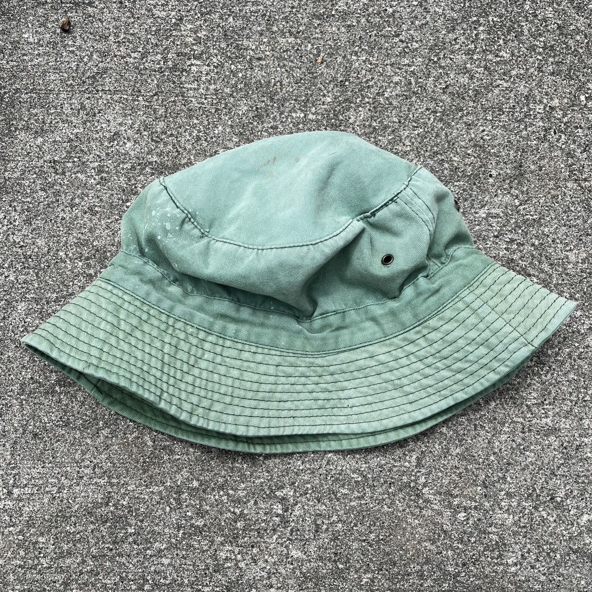 Vintage Vintage WWF Mint Green Sun Faded Bucket Hat Y2K Size ONE SIZE - 4 Thumbnail
