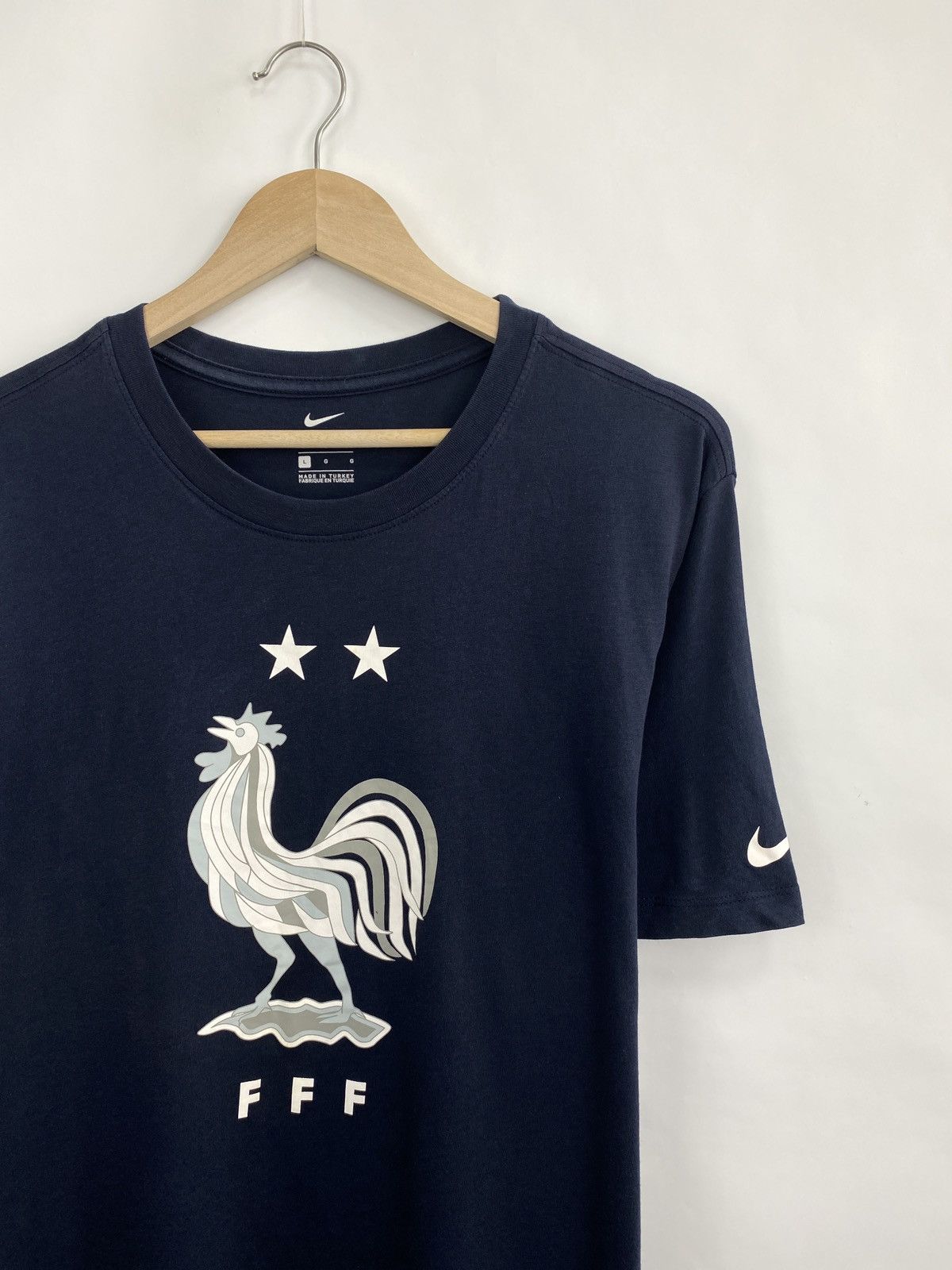 Nike 🇫🇷 Nike France Soccer T-Shirt Rare Retro Hype Y2K Size US L / EU 52-54 / 3 - 2 Thumbnail
