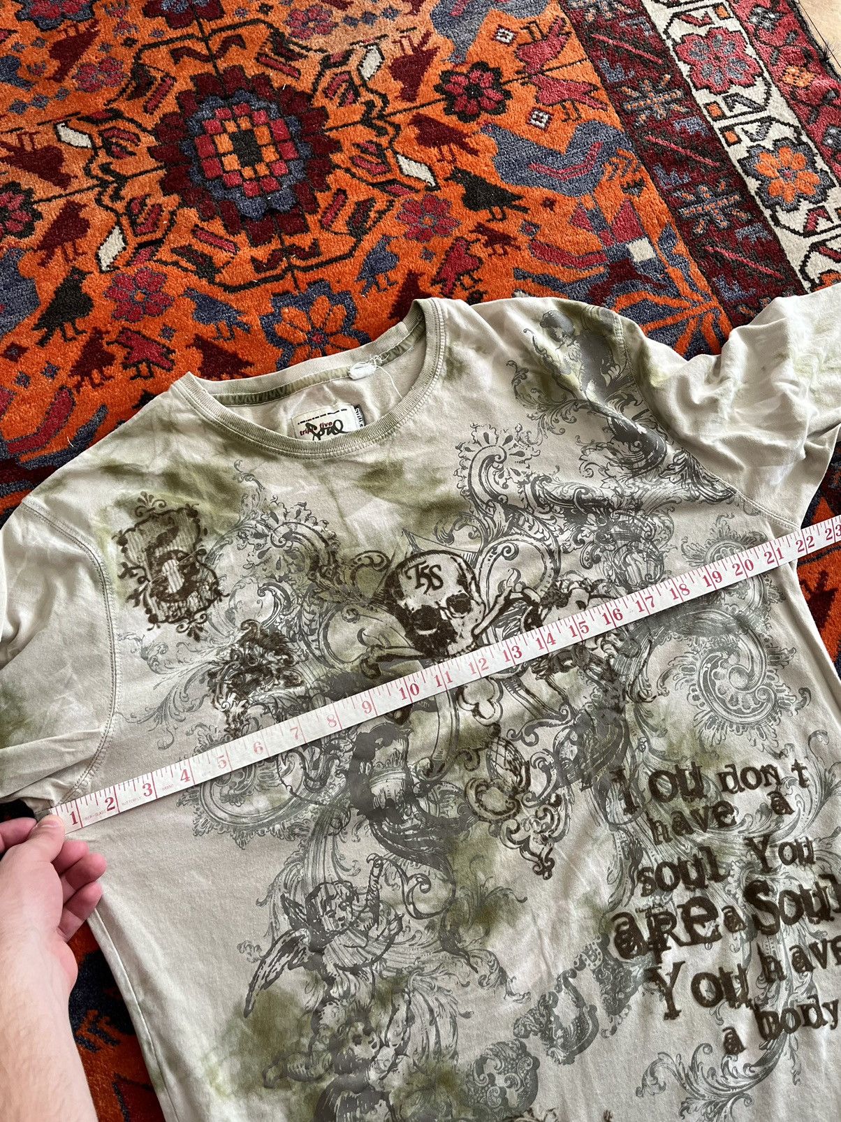 Affliction Vintage Y2K triple 5 soul affliction style shirt Size US XL / EU 56 / 4 - 10 Thumbnail