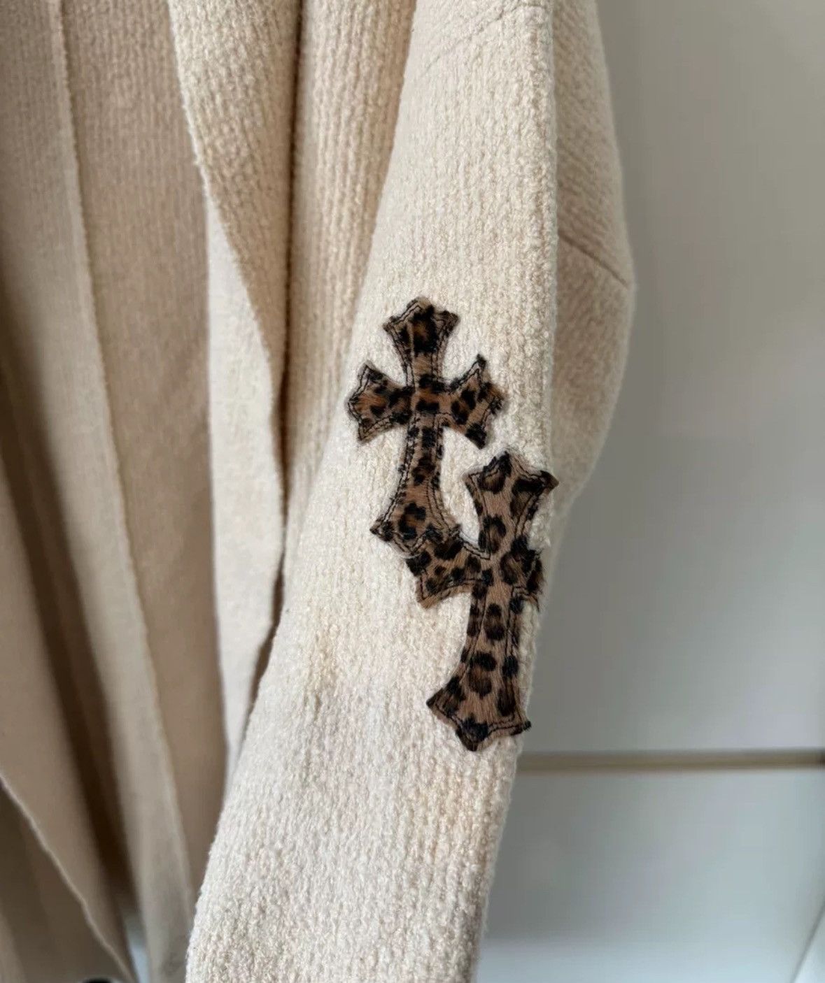 Chrome Hearts Pony hair leopard cheetah cross patch cloak cape Size US XL / EU 56 / 4 - 3 Thumbnail