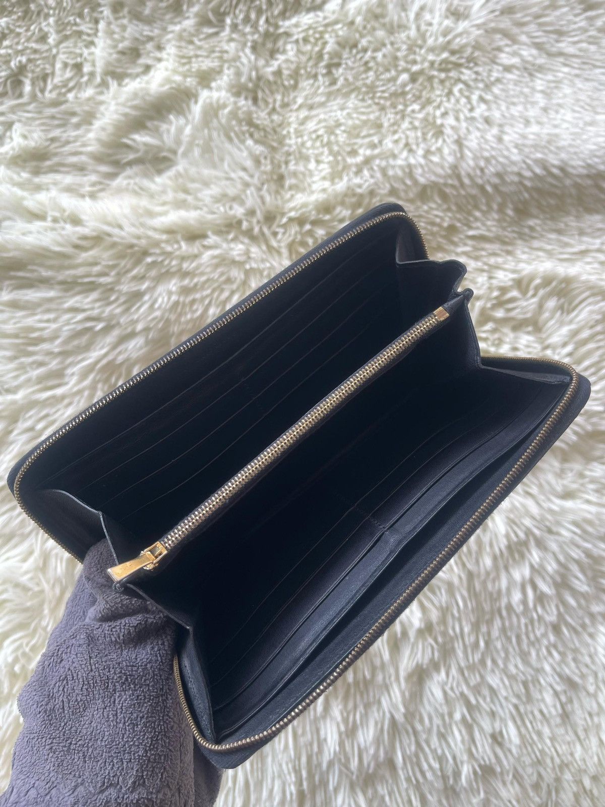 Celine × Designer × Vintage Celine Python Lambskin Zip Around Multifunction Wallet Size ONE SIZE - 11 Thumbnail