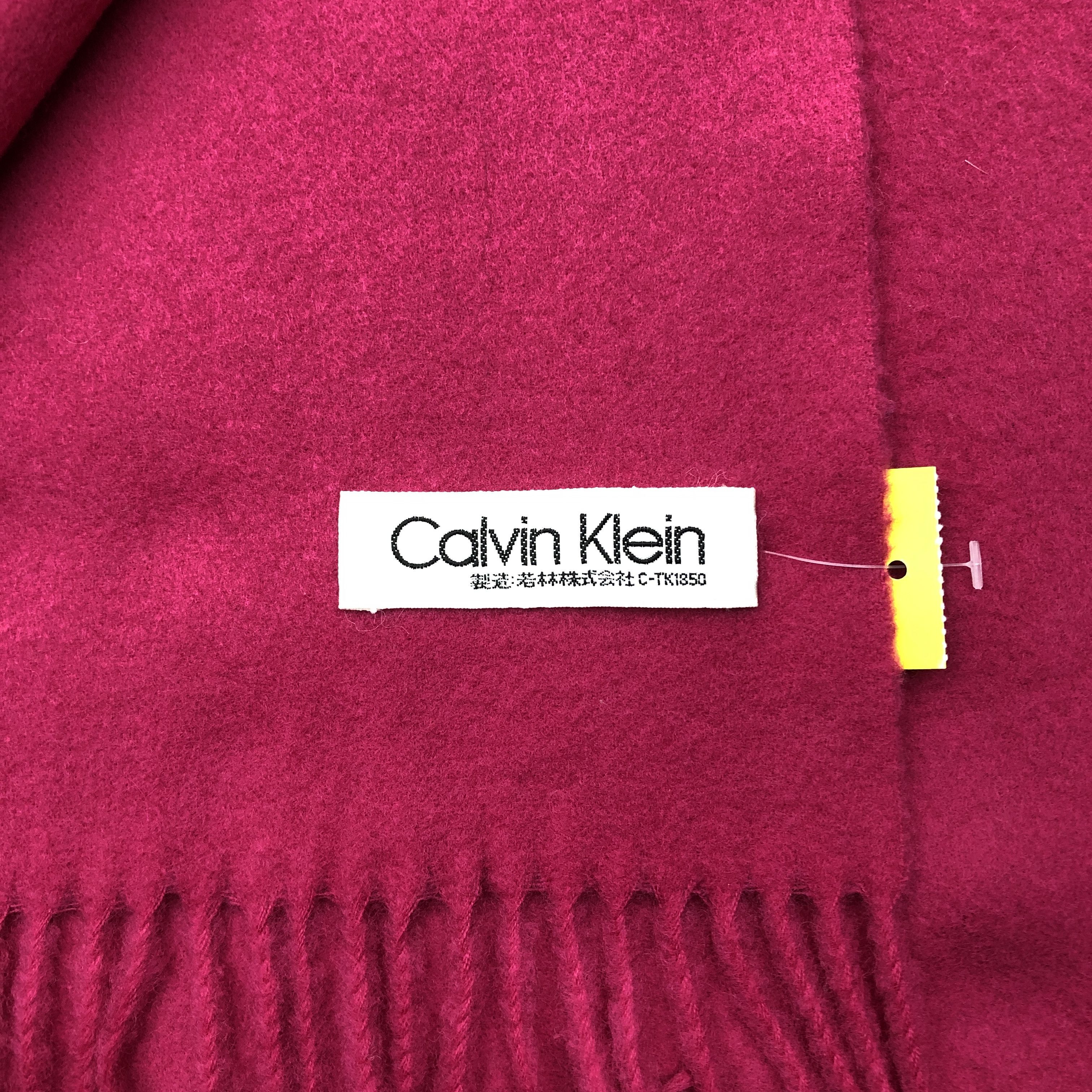 Calvin Klein Vintage Calvin Klein Scarf Muffler Wool Winter Neck Scarves Size ONE SIZE - 5 Thumbnail