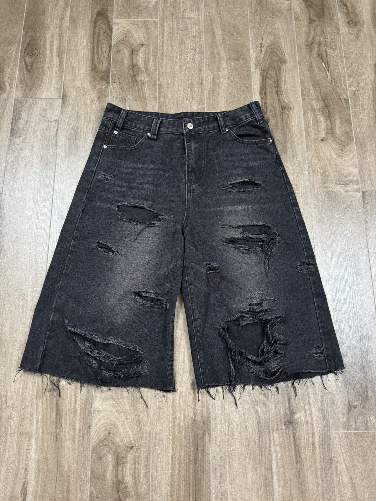Other Distressed Denim Shorts Size US 29 - 1 Thumbnail