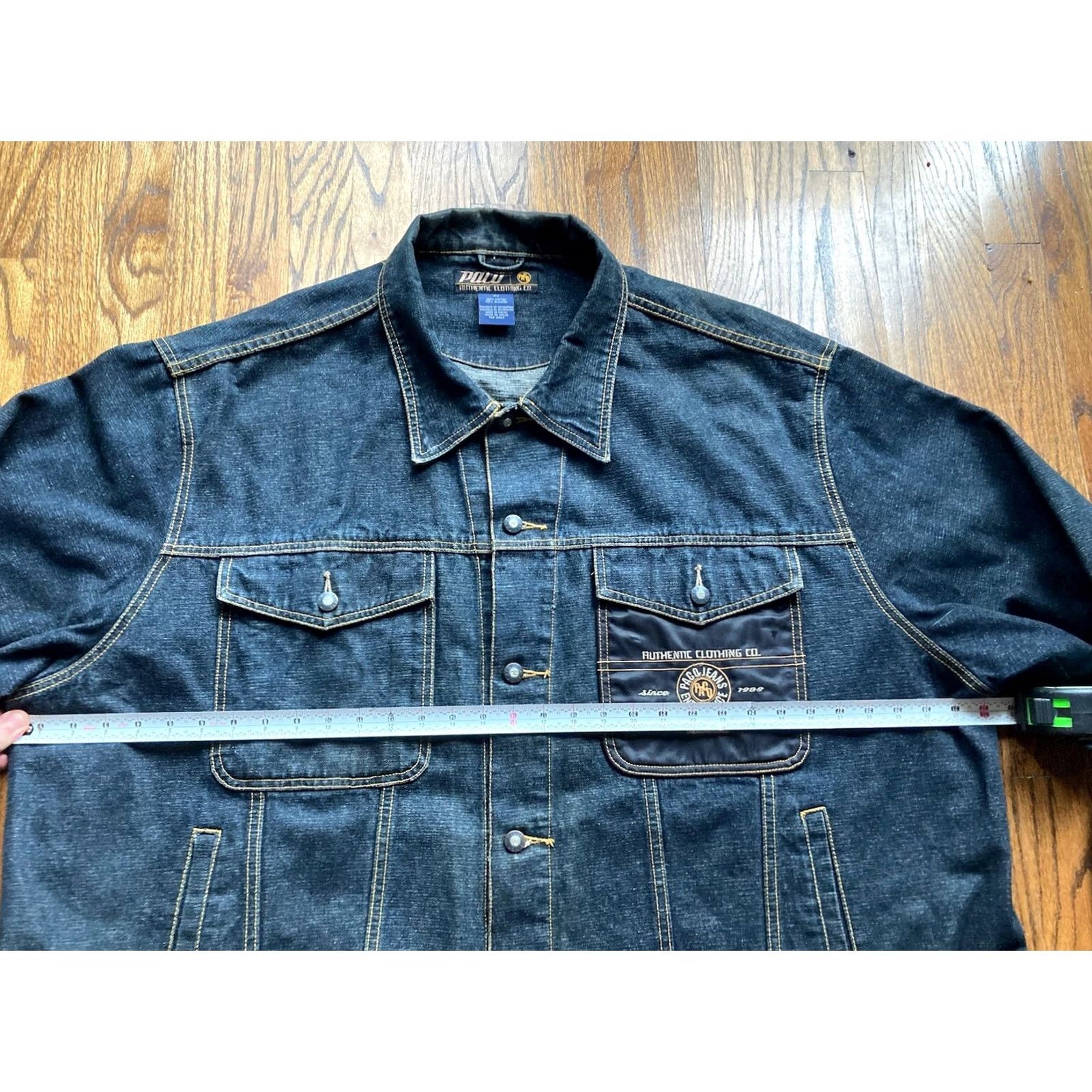 Vintage VINTAGE Paco Denim Jacket Mens 5XL Blue Jeans Trucker Streetwear Jacket Size US 39 - 7 Thumbnail