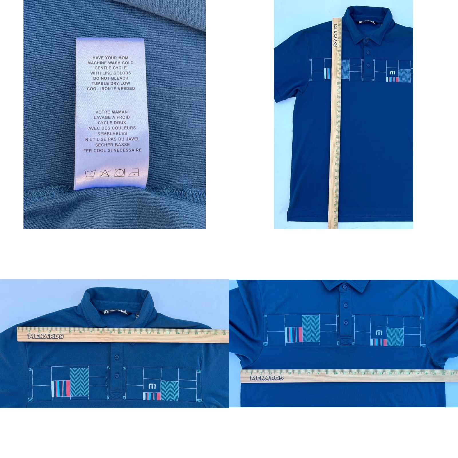 TravisMathew Travis Mathew Pittsburgh Penguins Polo Shirt XL Men’s Blue Polo Shirt Mens XL Pittsburgh Penguins Polo Size US XL / EU 56 / 4 - 8 Thumbnail