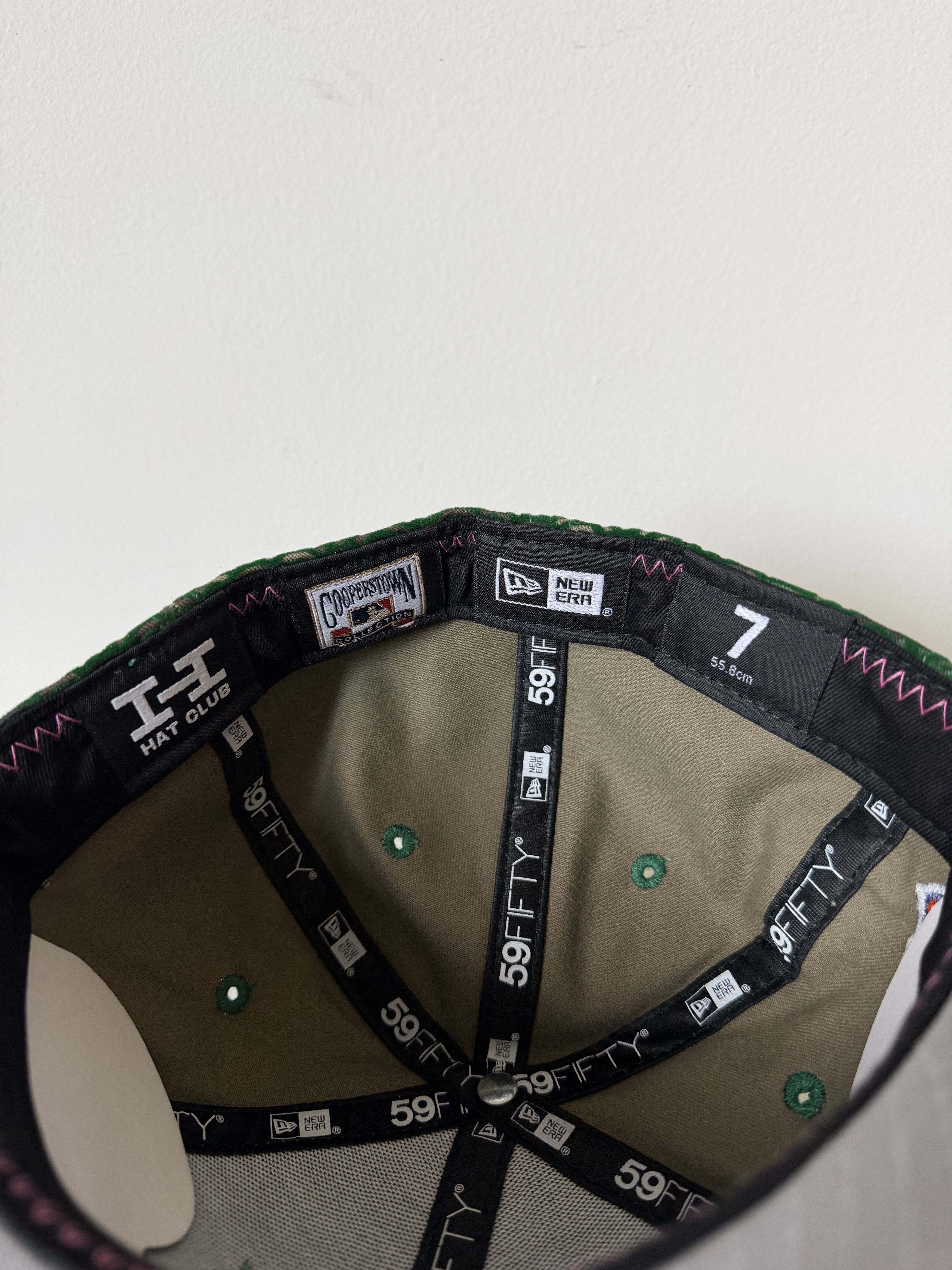 New Era 7 New Era Hat Club Yankees Sakura 59FIFTY Fitted Hat Green Size ONE SIZE - 7 Thumbnail