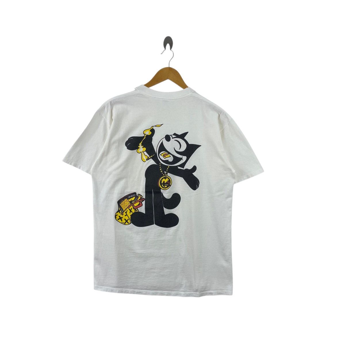 Felix × Vintage × Welcome Skateboards Pick!! Vtg 90's GOUGE x FELIX Skateboarding Top Tee Tshirt Size US L / EU 52-54 / 3 - 1 Thumbnail