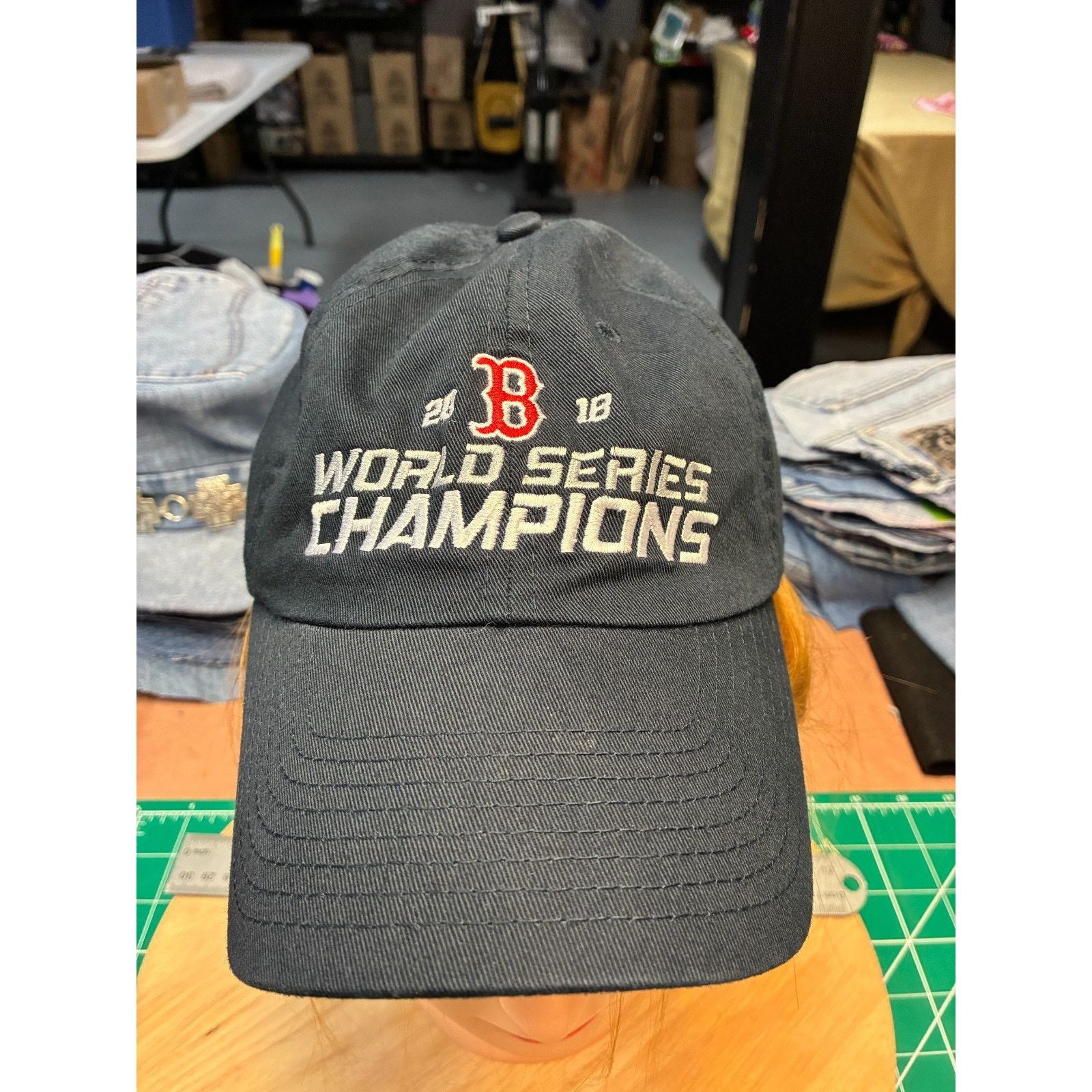 47 Brand Boston Red Sox 2018 World Series Champions Adjustable Hat Size ONE SIZE - 1 Thumbnail