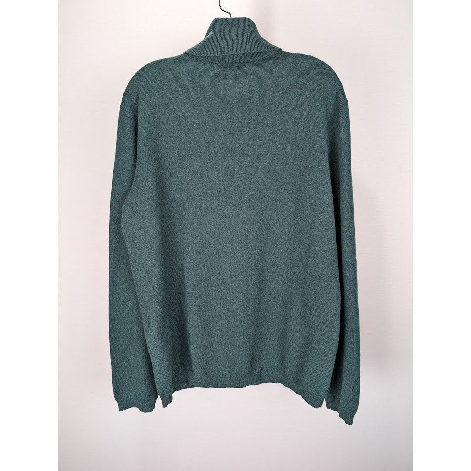 Saint Laurent Paris o1rshd1 Sweater Cachemire in Vert Fonce Size US XXL / EU 58 / 5 - 9 Thumbnail