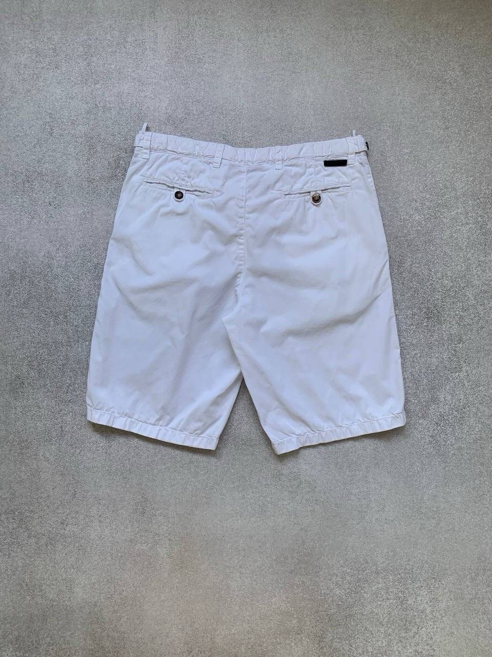 Prada Prada Milano White Vintage Shorts Man Luxury Cotton Pants Size US 32 / EU 48 - 4 Thumbnail