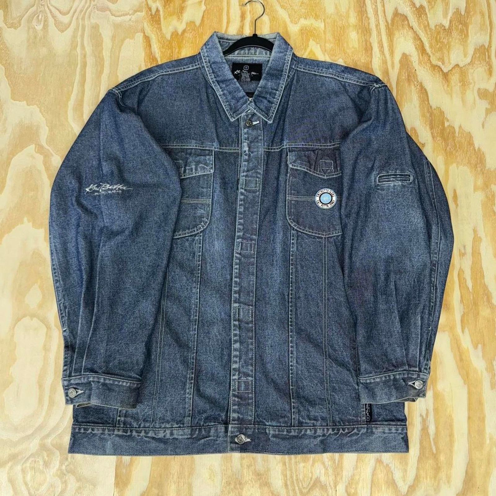 Southpole XXL - Vintage 90s denim jacket kno-betta Size US XXL / EU 58 / 5 - 1 Thumbnail