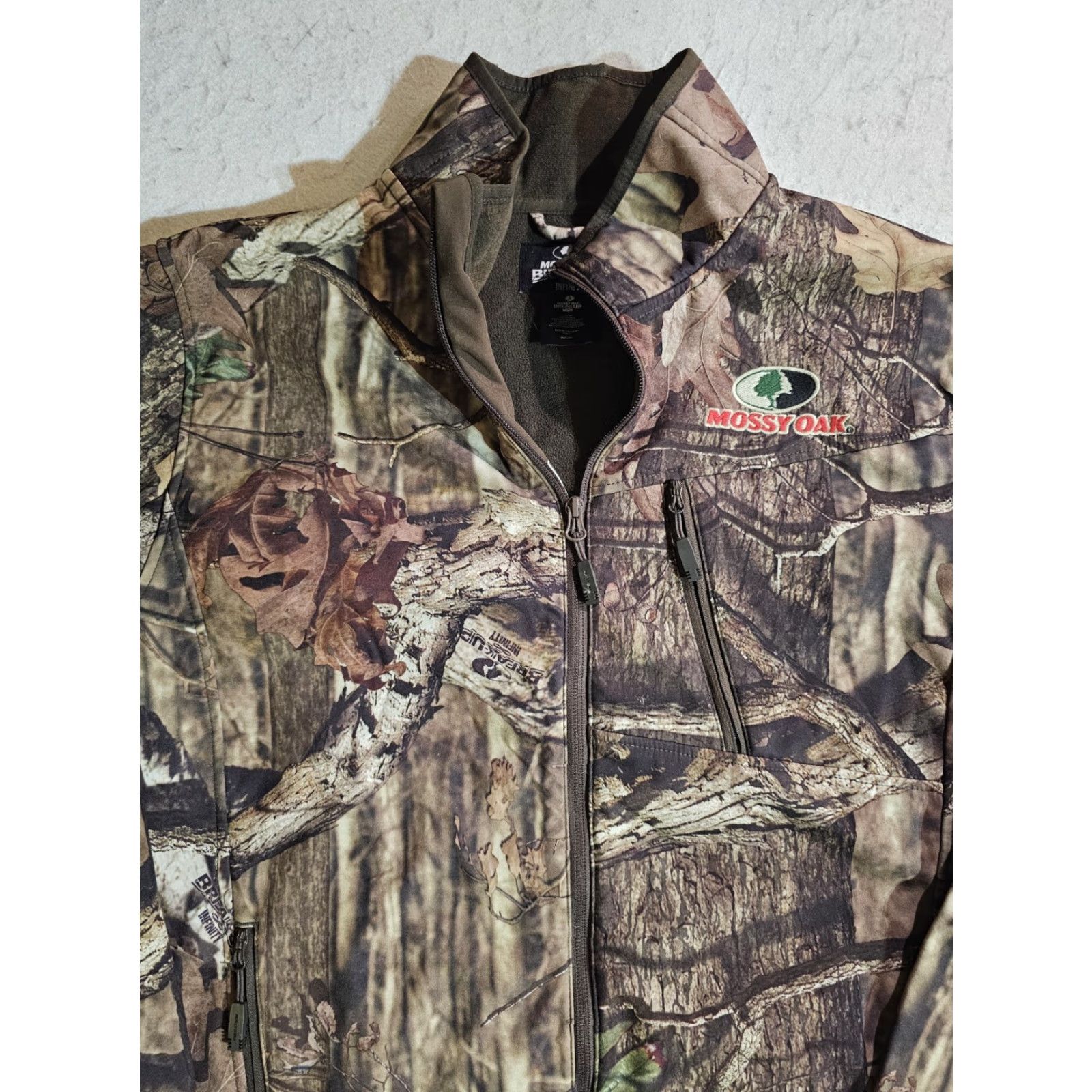 Vintage Mossy Oak Break Up Infinity Camo Lightweight Softshell Full Zip Jacket Mens L Size US L / EU 52-54 / 3 - 2 Thumbnail