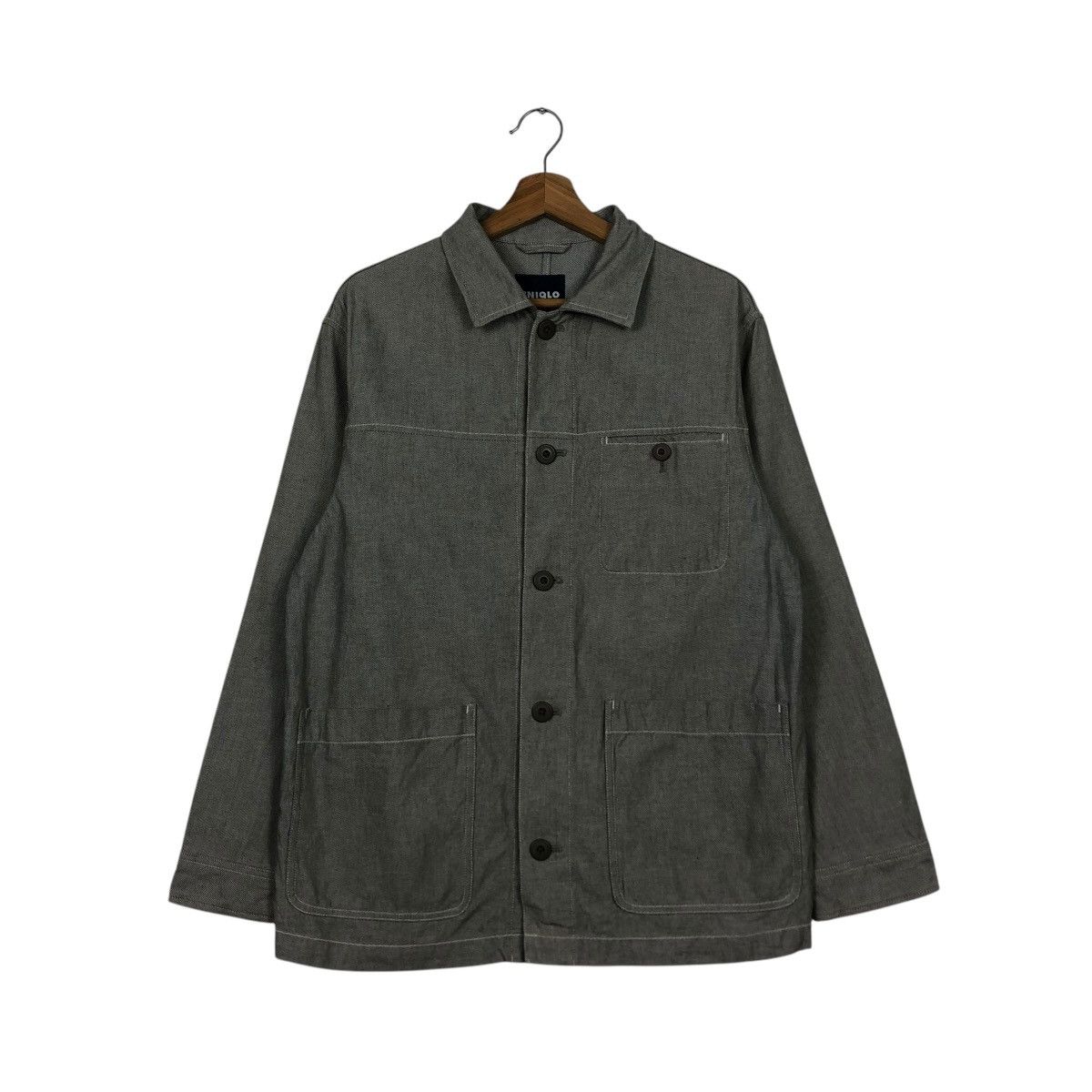 Japanese Brand × Vintage 🔥VINTAGE CHORE WORKER JACKET UNIQLO JAPAN ISSEY MIYAKE Size US S / EU 44-46 / 1 - 3 Thumbnail