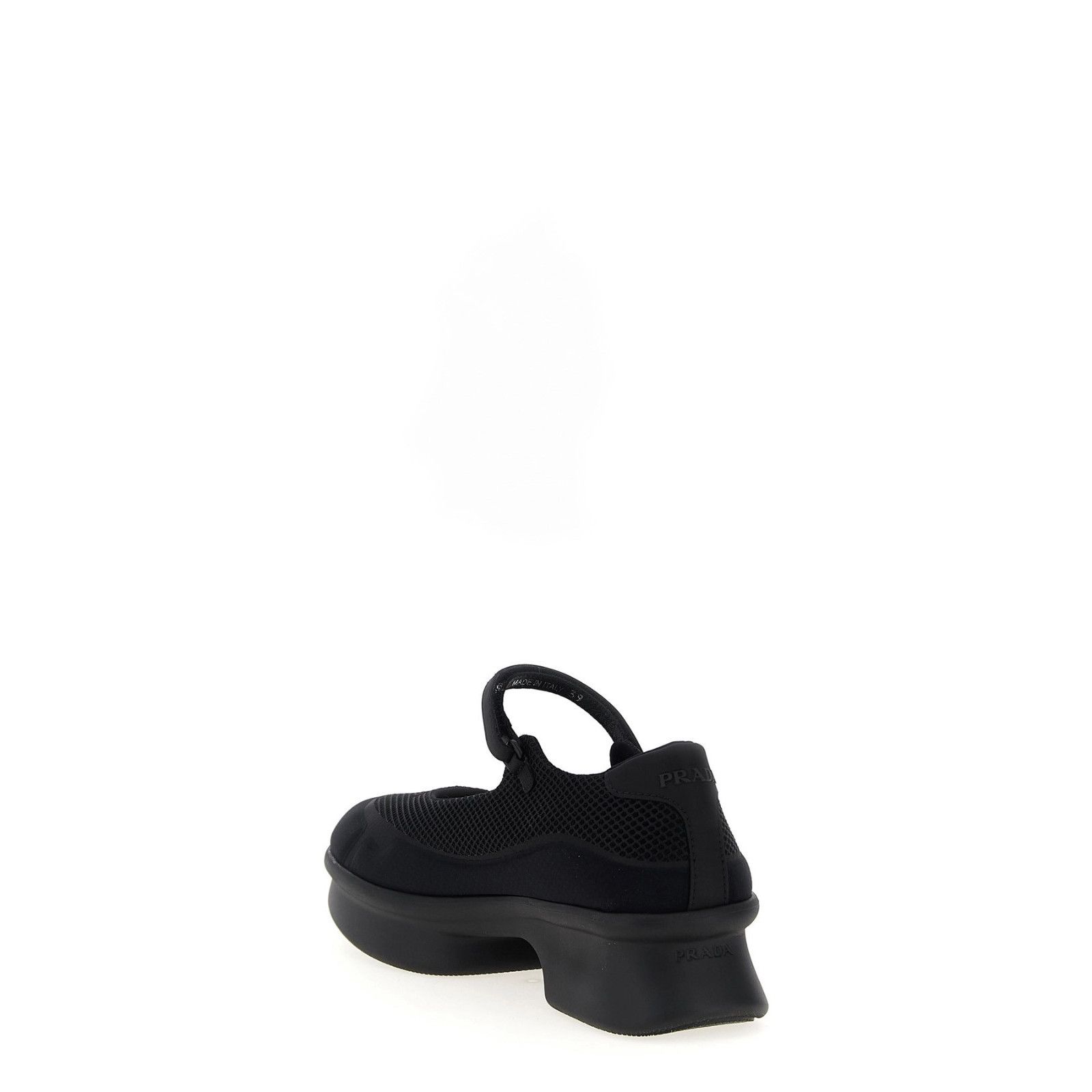 PRADA Mesh Black Ballerina Flats New And Authentic (Women's
