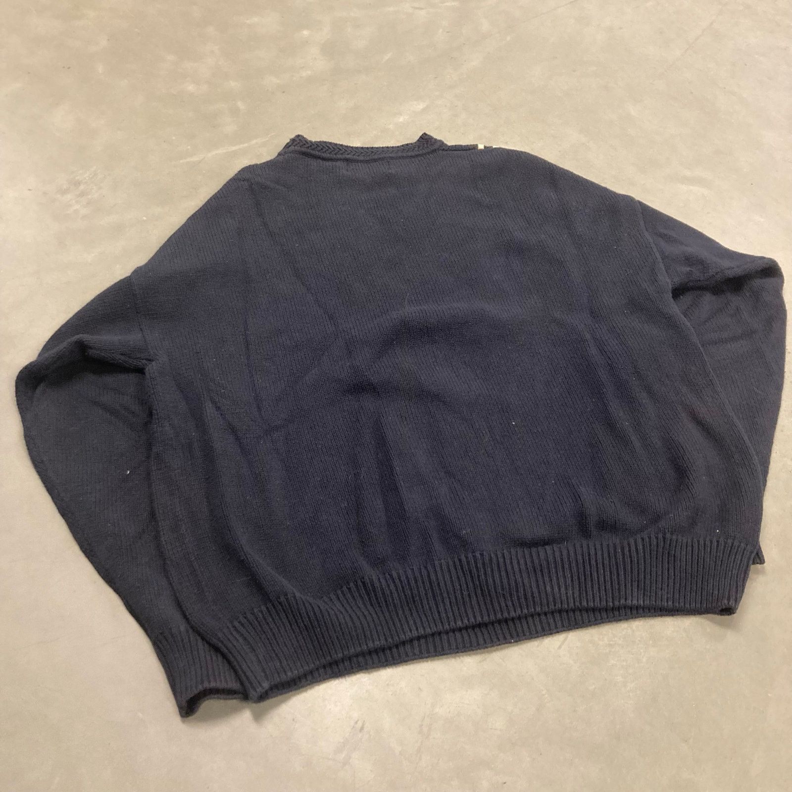 Vintage vintage woods & gray striped sweater Size US XL / EU 56 / 4 - 2 Thumbnail