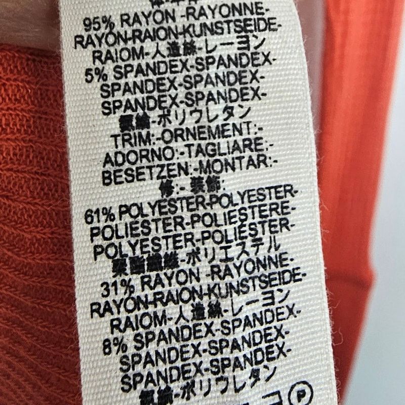 Free People Free People Catalina Orange Waffle Knit Thermal Tunic XS Size XS / US 0-2 / IT 36-38 - 8 Thumbnail