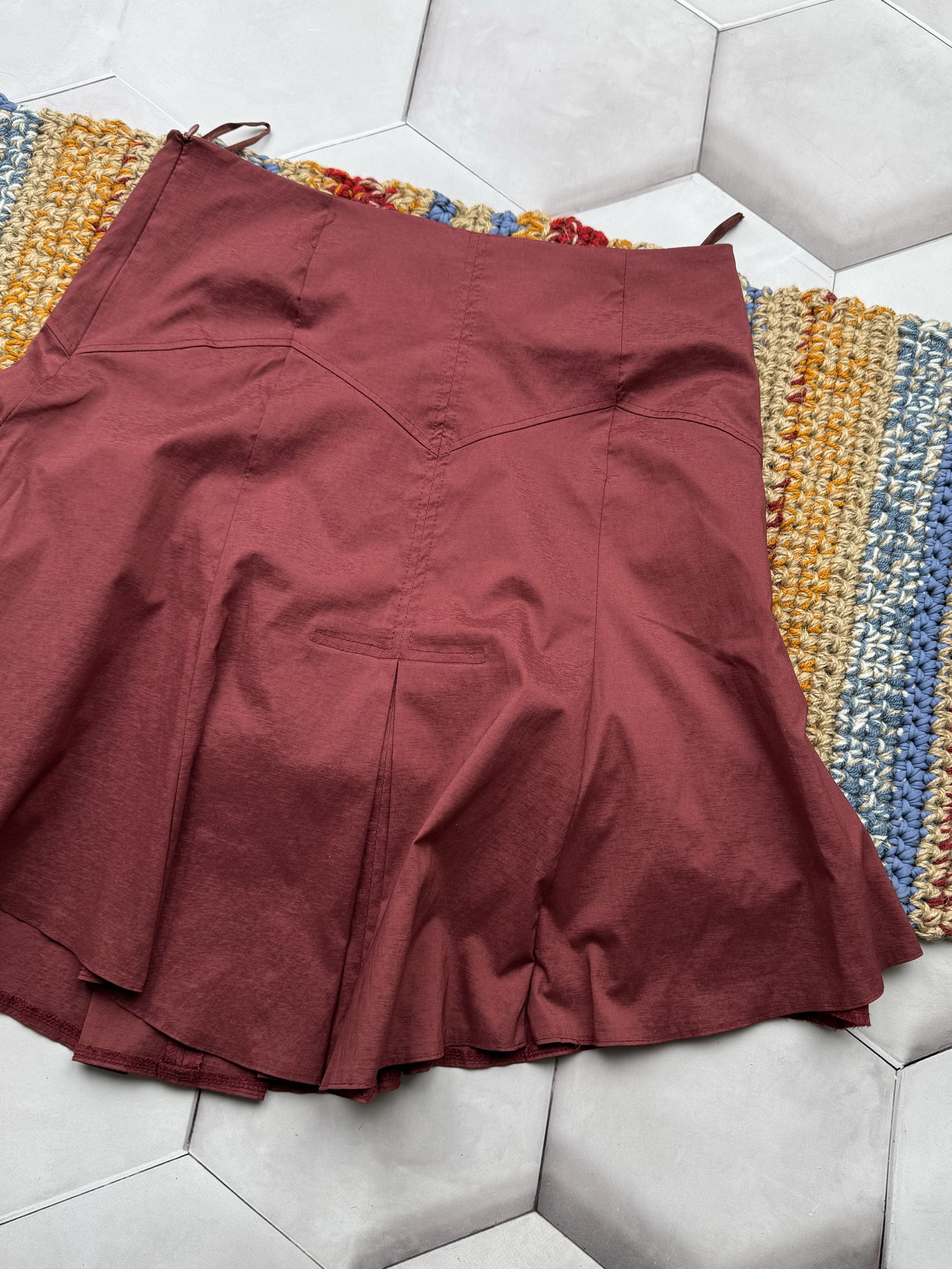 Japanese Brand Vintage Flared Cargo Skirt (E4) Size 30" / US 8 / IT 44 - 6 Thumbnail
