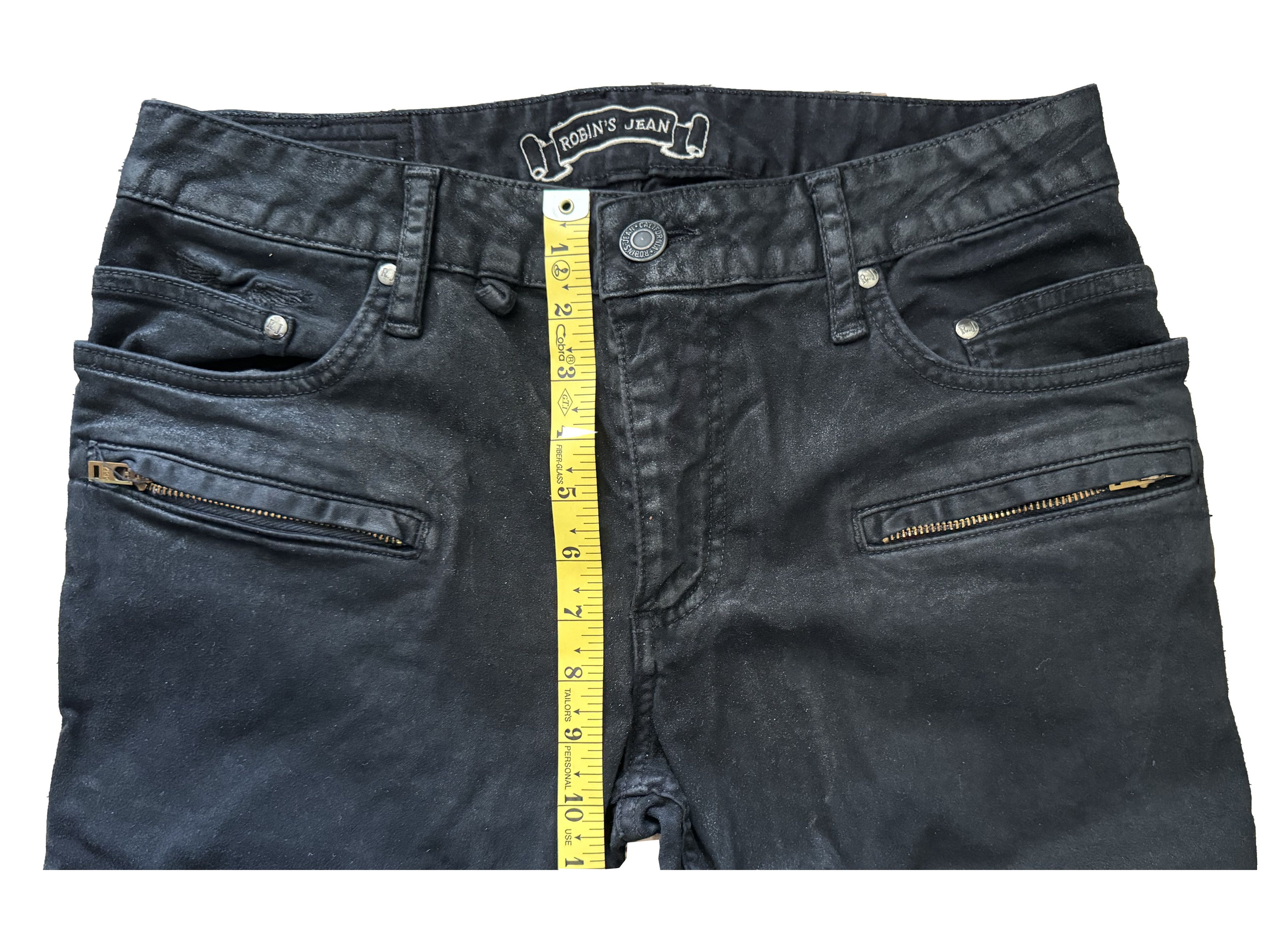 Robins Jeans ROBINS JEANS "MOTARD" ZIP PLEATED KNEE SIZE 30 Size US 30 / EU 46 - 7 Thumbnail