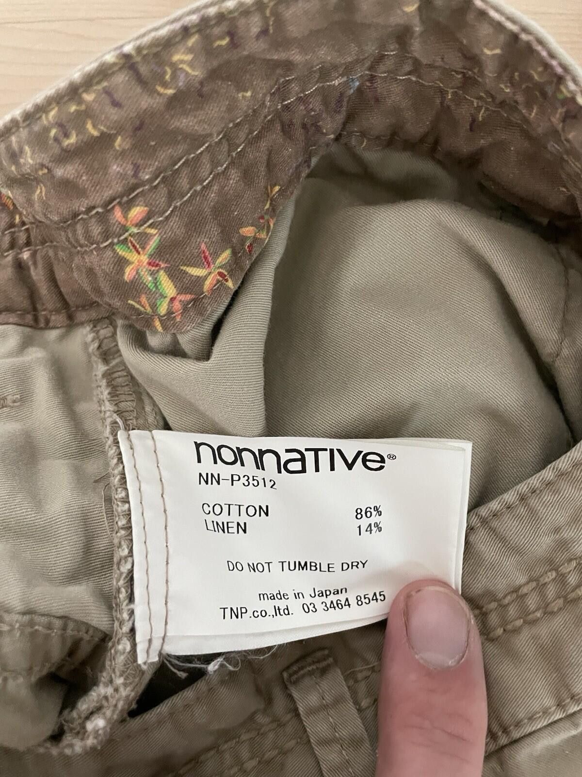 Nonnative Nonnative Japan Linen Cotton Khaki Chino Pants 32 Size 2 Size US 32 / EU 48 - 4 Thumbnail