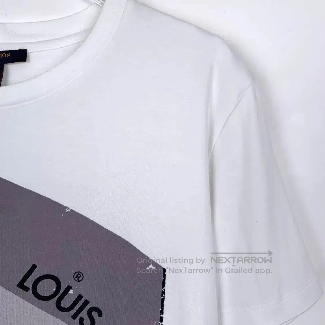 Louis Vuitton Louis Vuitton Graphic White Cotton T-Shirt . Size US XS / EU 42 / 0 - 3 Thumbnail