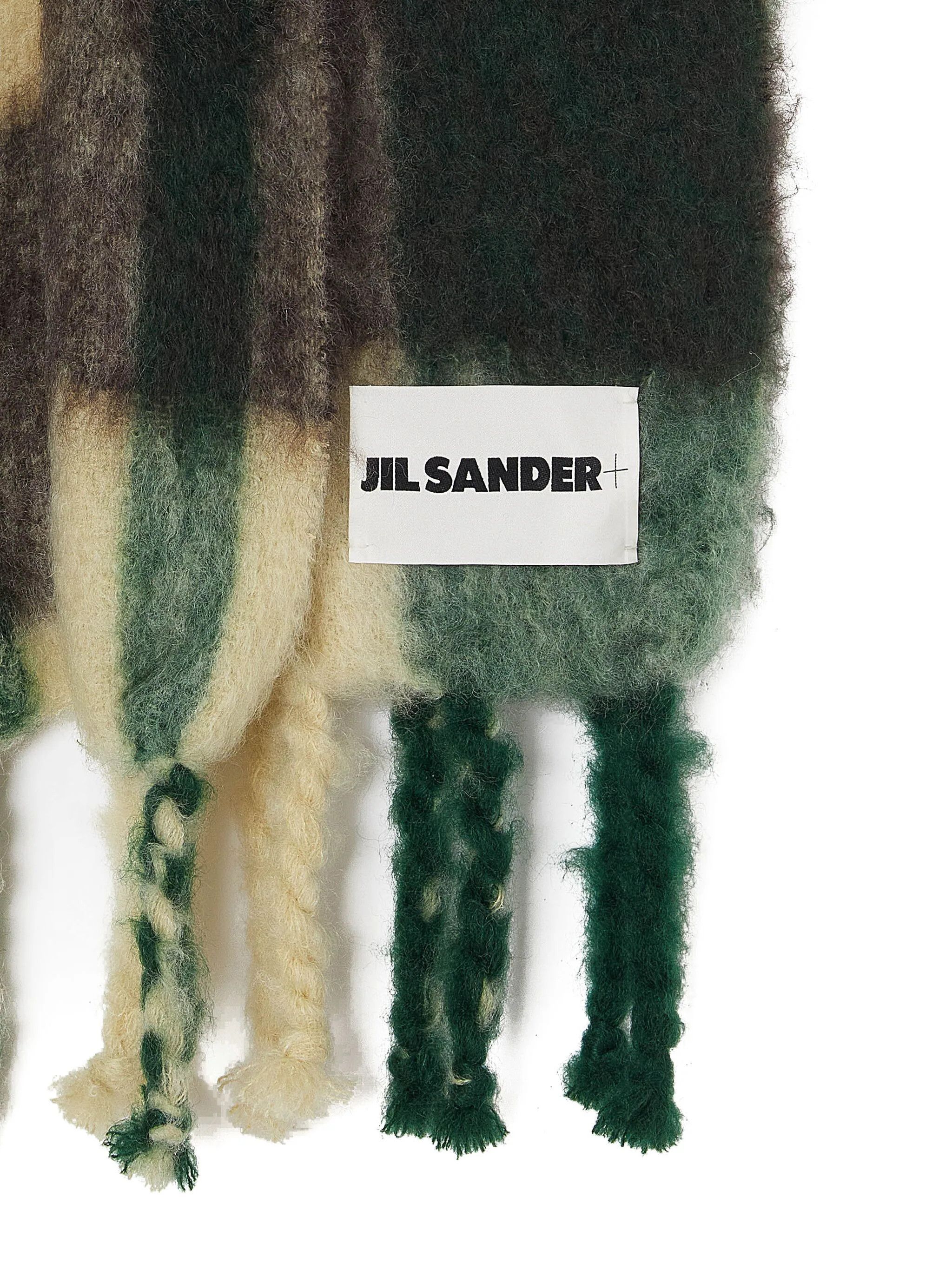 Jil Sander o1s22i1n1024 Size: OS / Plaid Mohair Scarf in Multicolor Size ONE SIZE - 2 Thumbnail