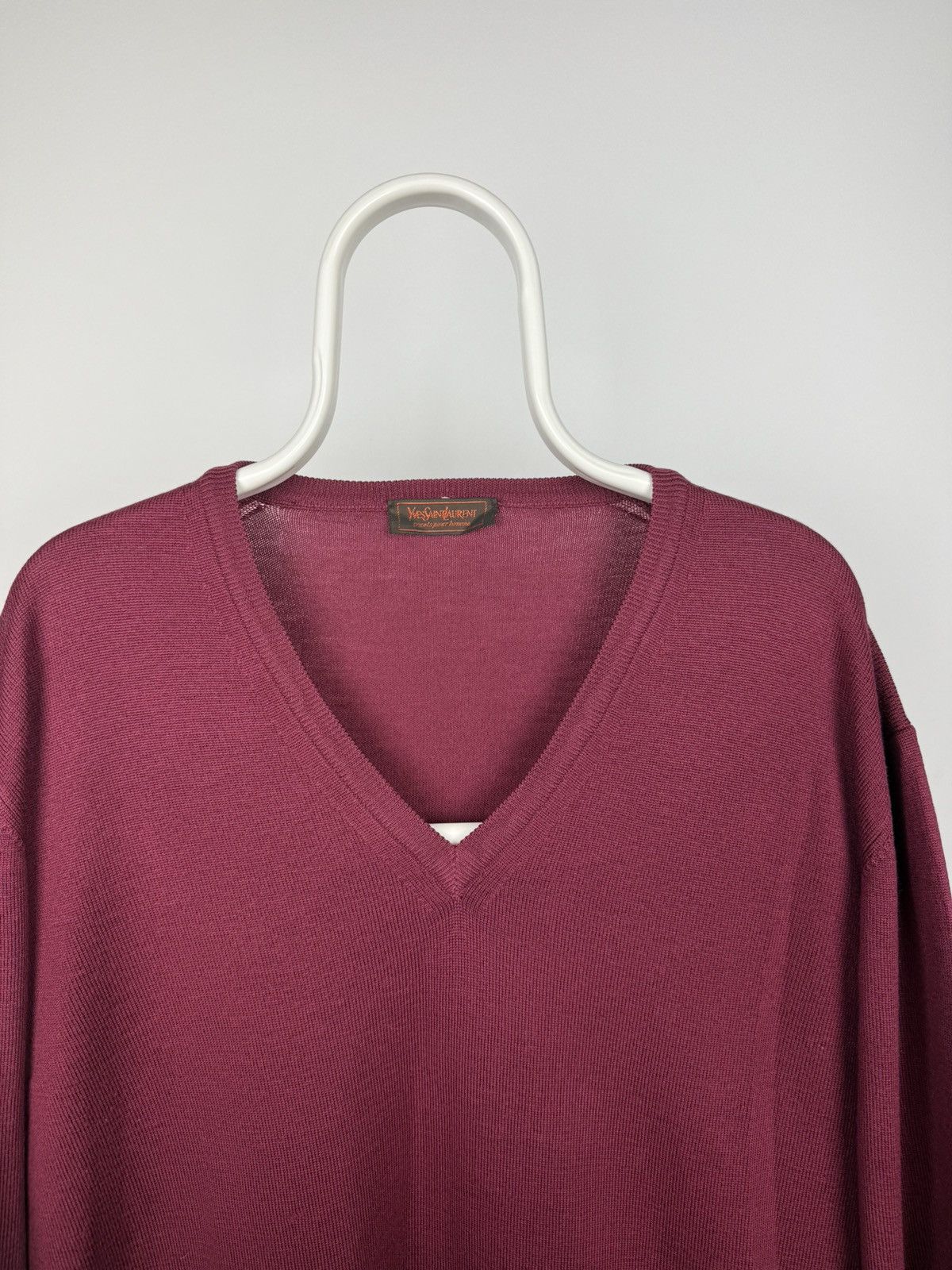 Vintage × Yves Saint Laurent 90s YSL Yves Saint Laurent Knit Sweater Vintage Size US L / EU 52-54 / 3 - 8 Thumbnail