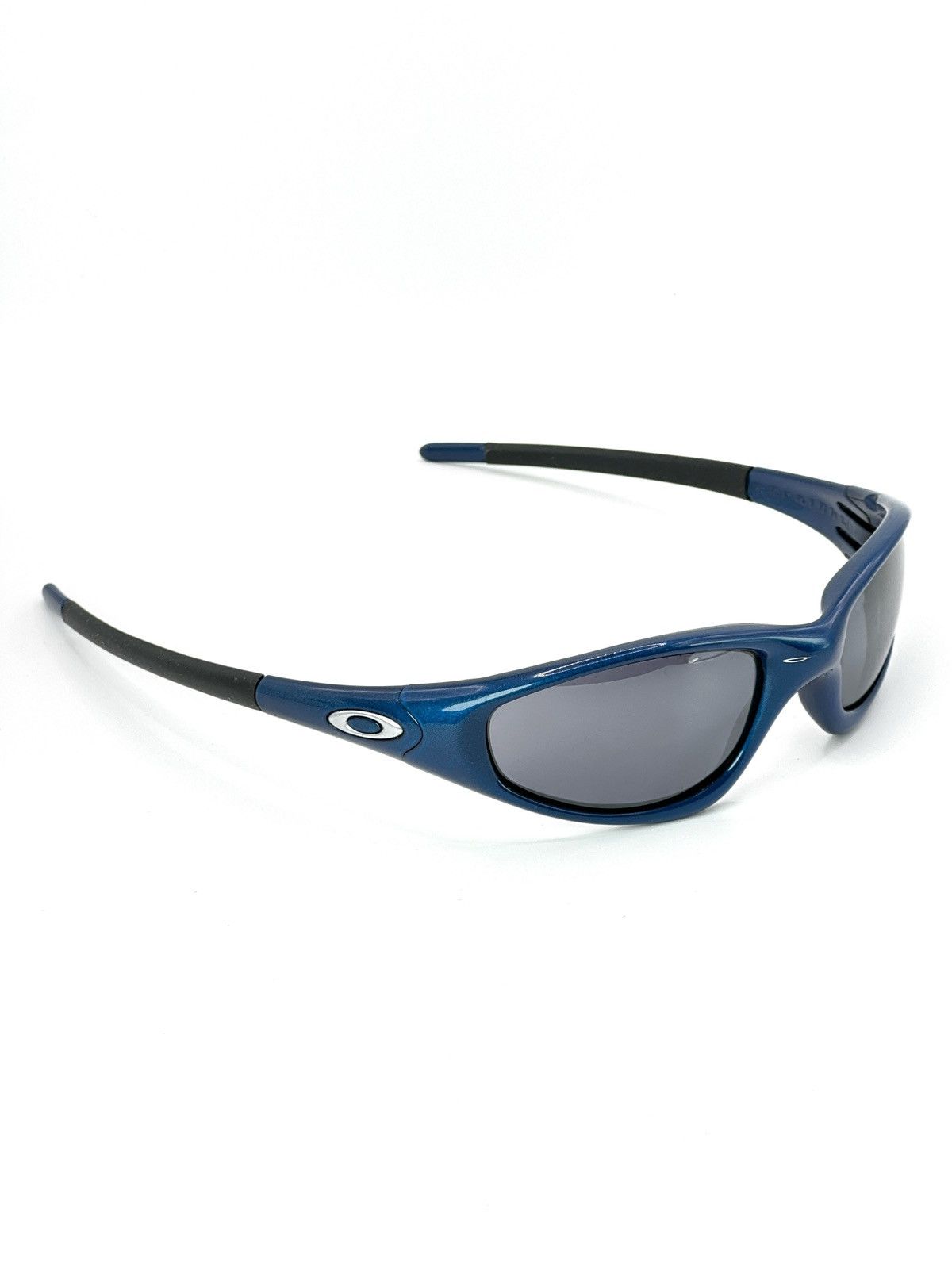 Oakley 1999 Vintage Oakley Sunglasses Straight Jacket Blue Size ONE SIZE - 4 Thumbnail