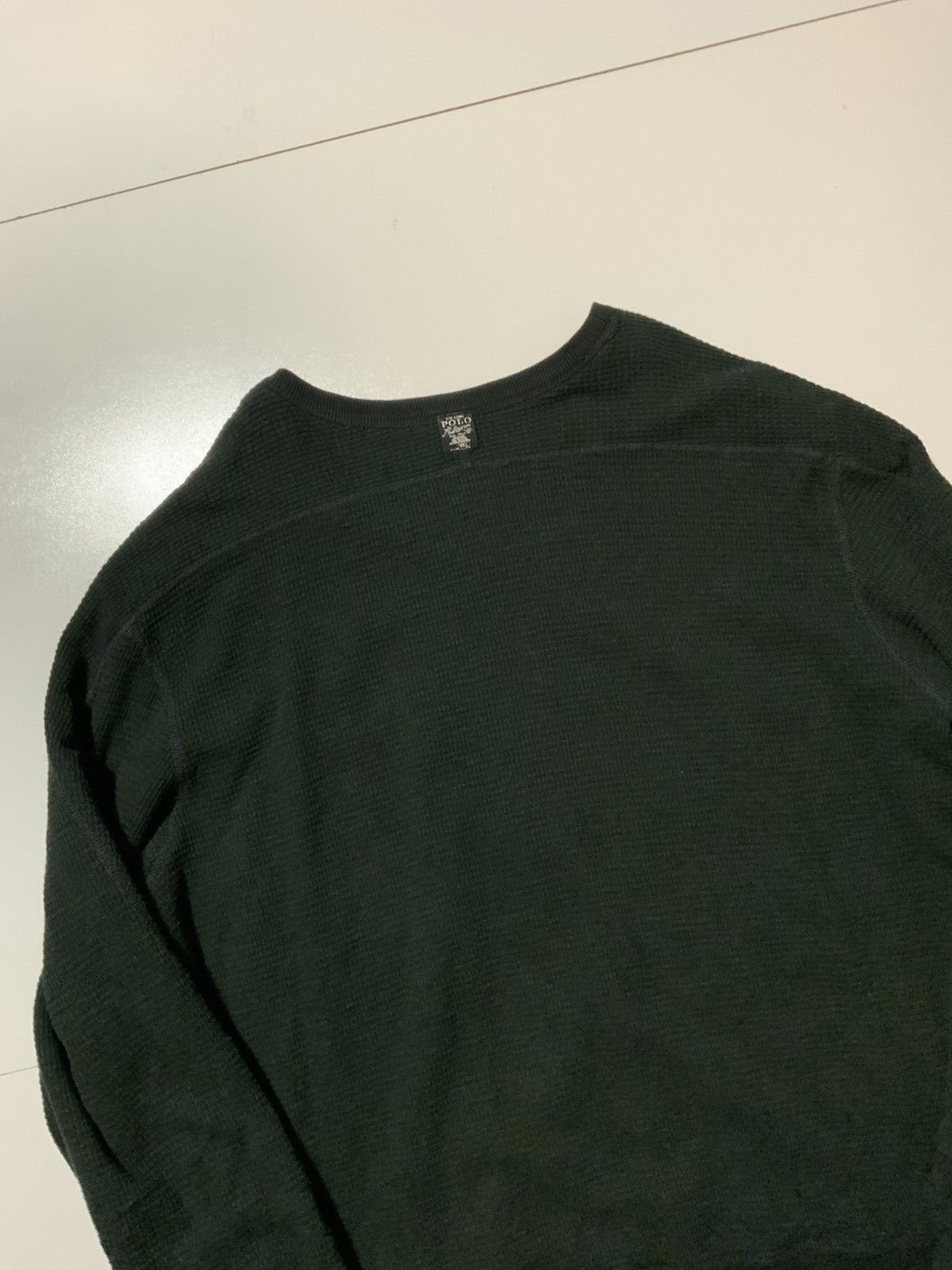 Polo Ralph Lauren Polo Ralph Lauren Reversible Waffle Knit Thermal Sweatshirt Size US XXL / EU 58 / 5 - 14 Thumbnail