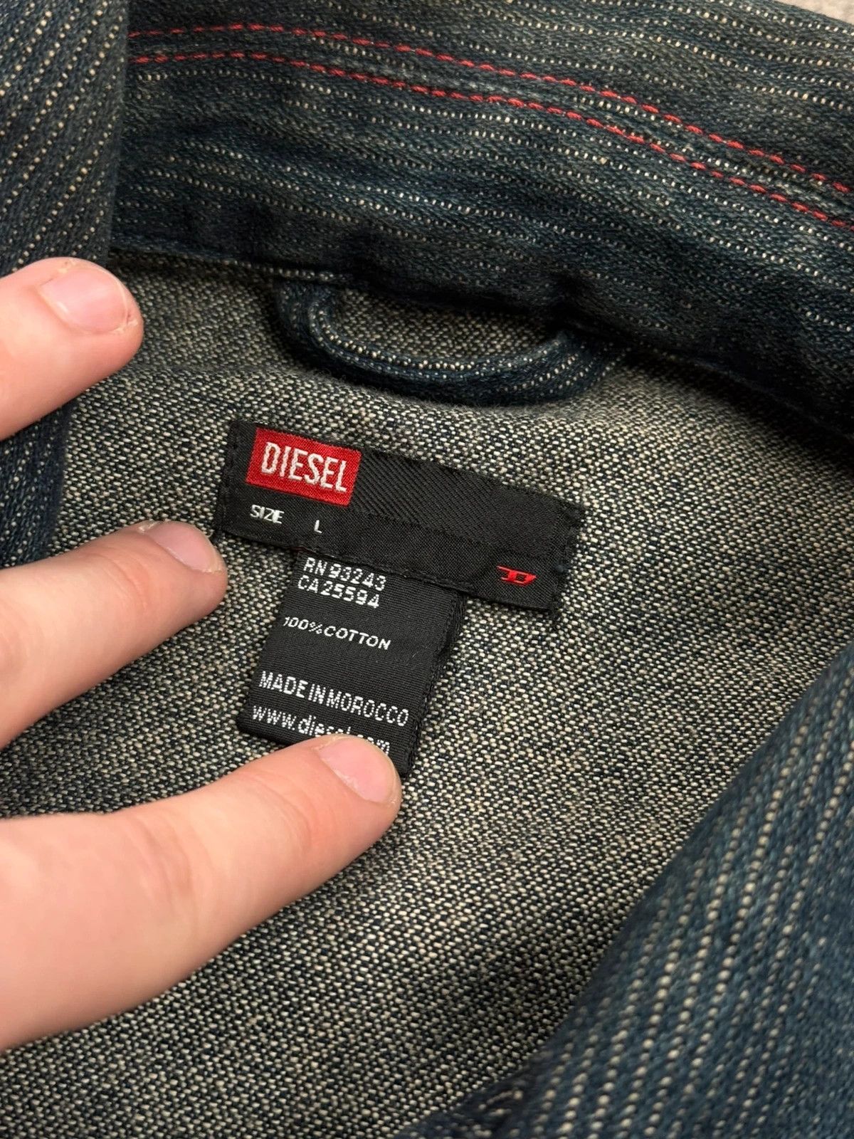 Diesel Diesel denim jacket biker archive 2000s y2k multi zip Size US L / EU 52-54 / 3 - 7 Thumbnail