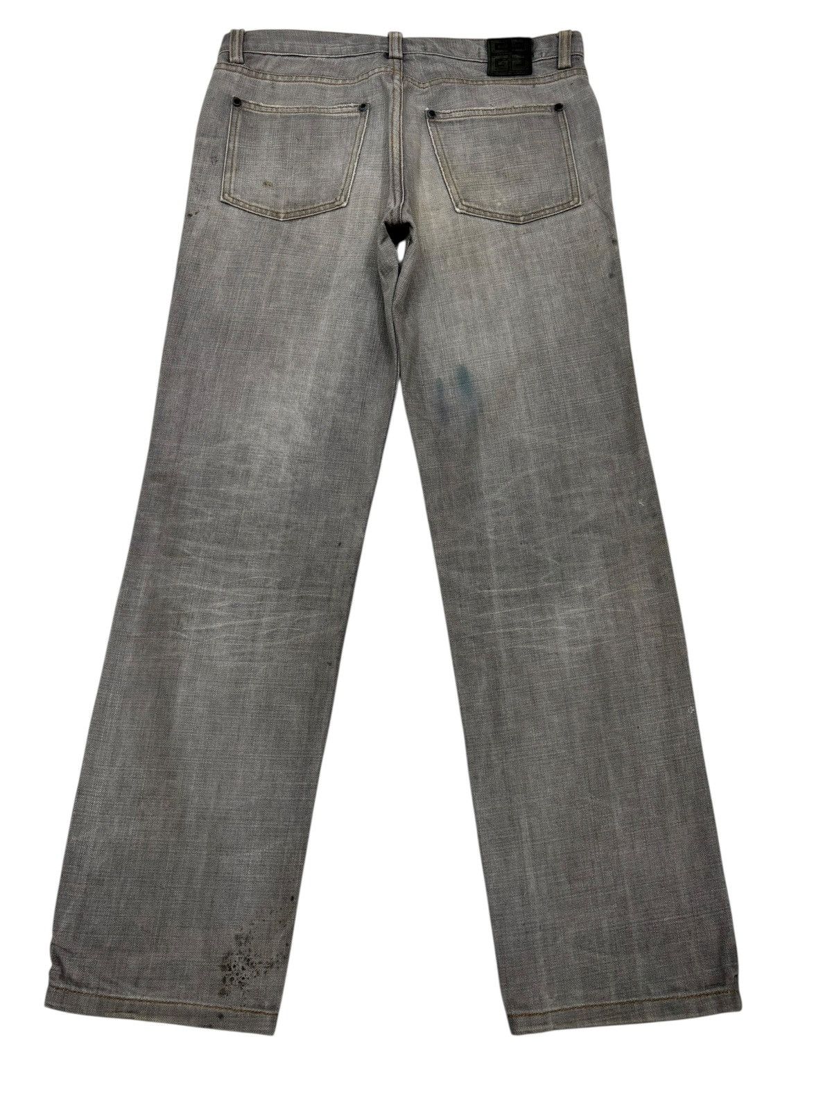 Givenchy GIVENCHY Destroyed Dirt Wash Jeans Knee Patches Size US 30 / EU 46 - 2 Thumbnail