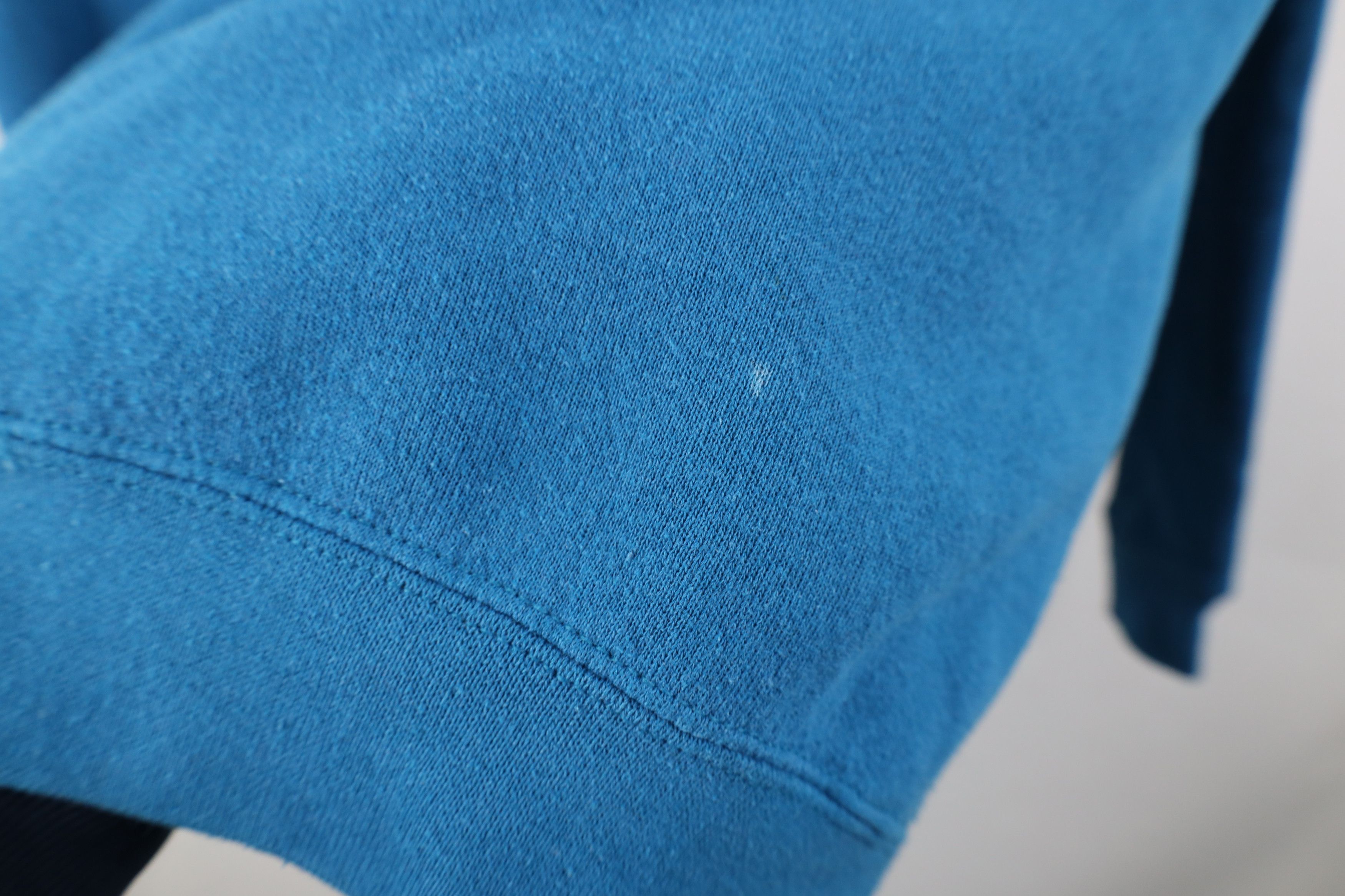 Vintage Vintage 90s Streetwear Blank Crewneck Sweatshirt Blue Size US XL / EU 56 / 4 - 9 Thumbnail