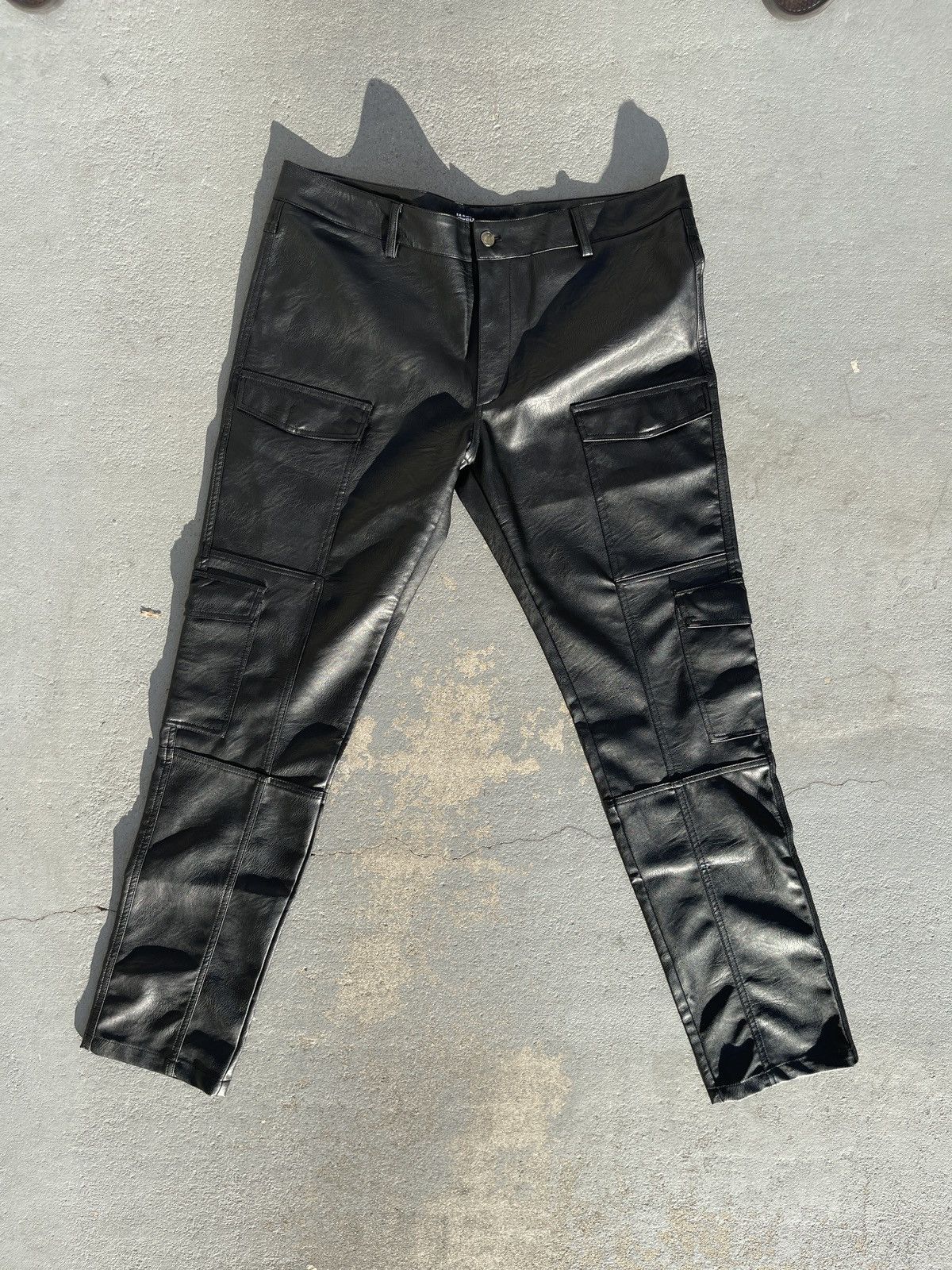 Part Two Jada Leather Trouser, Black
